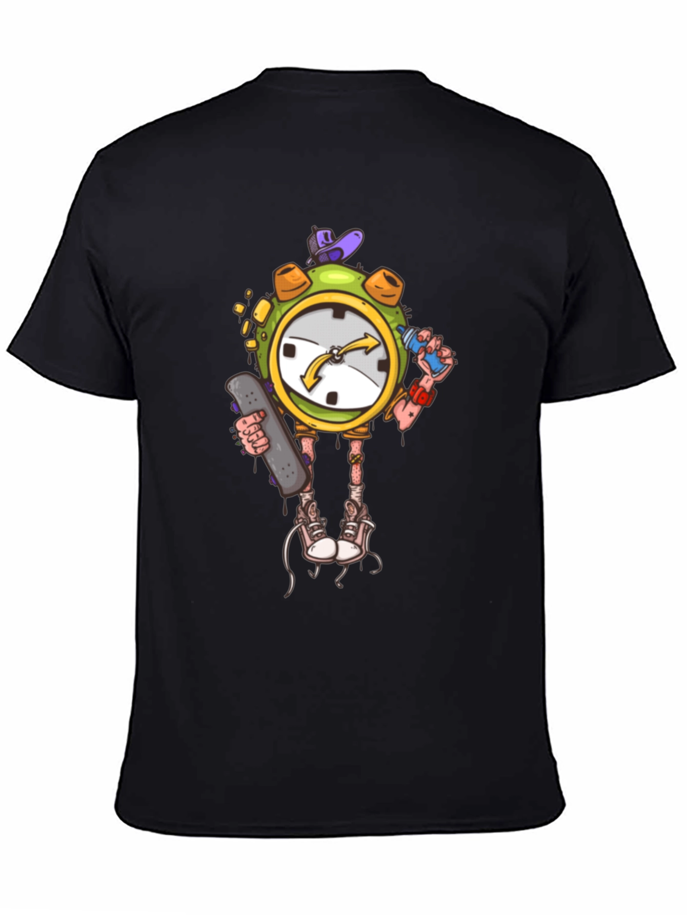 Cool Clock Skater T-Shirt