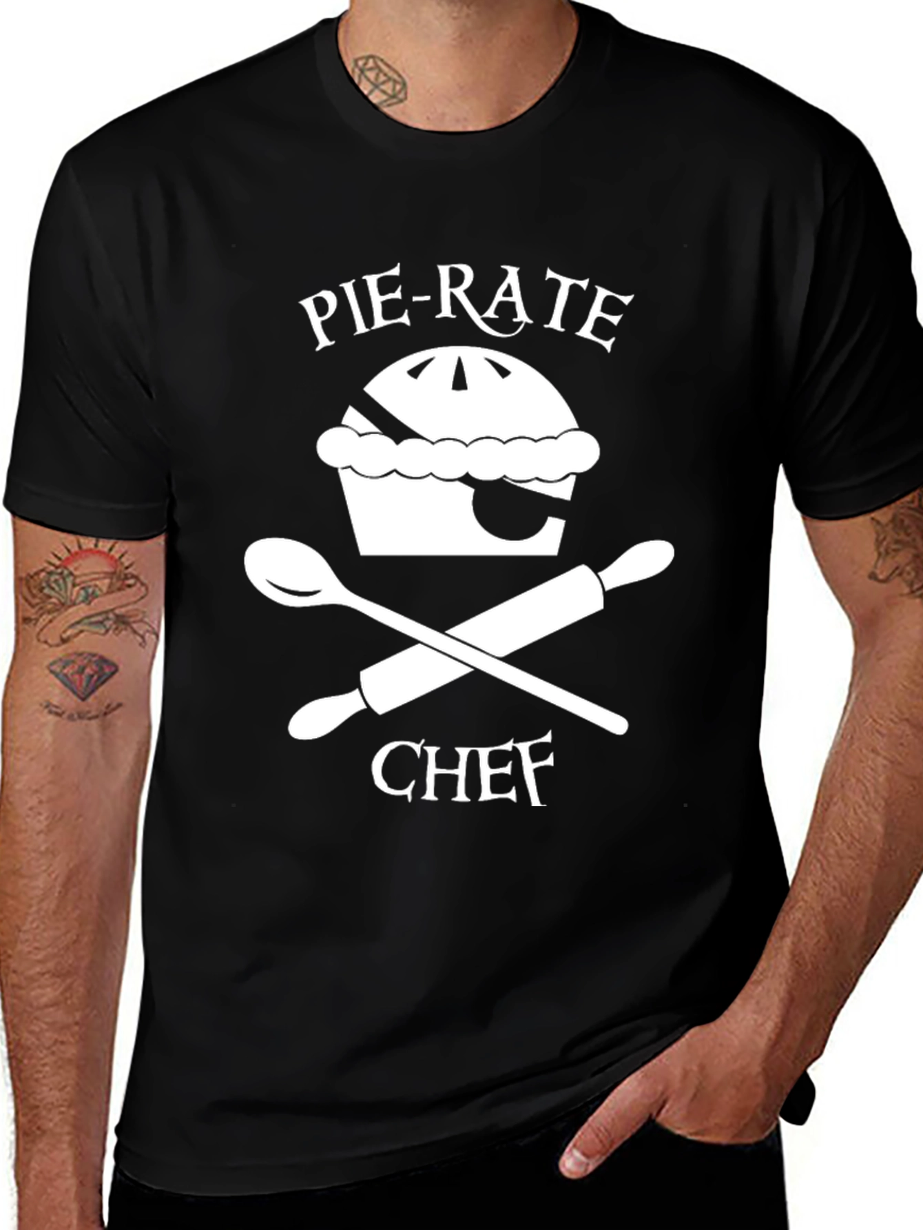 Pie-Rate Chef T-Shirt Funny Baking Shirt