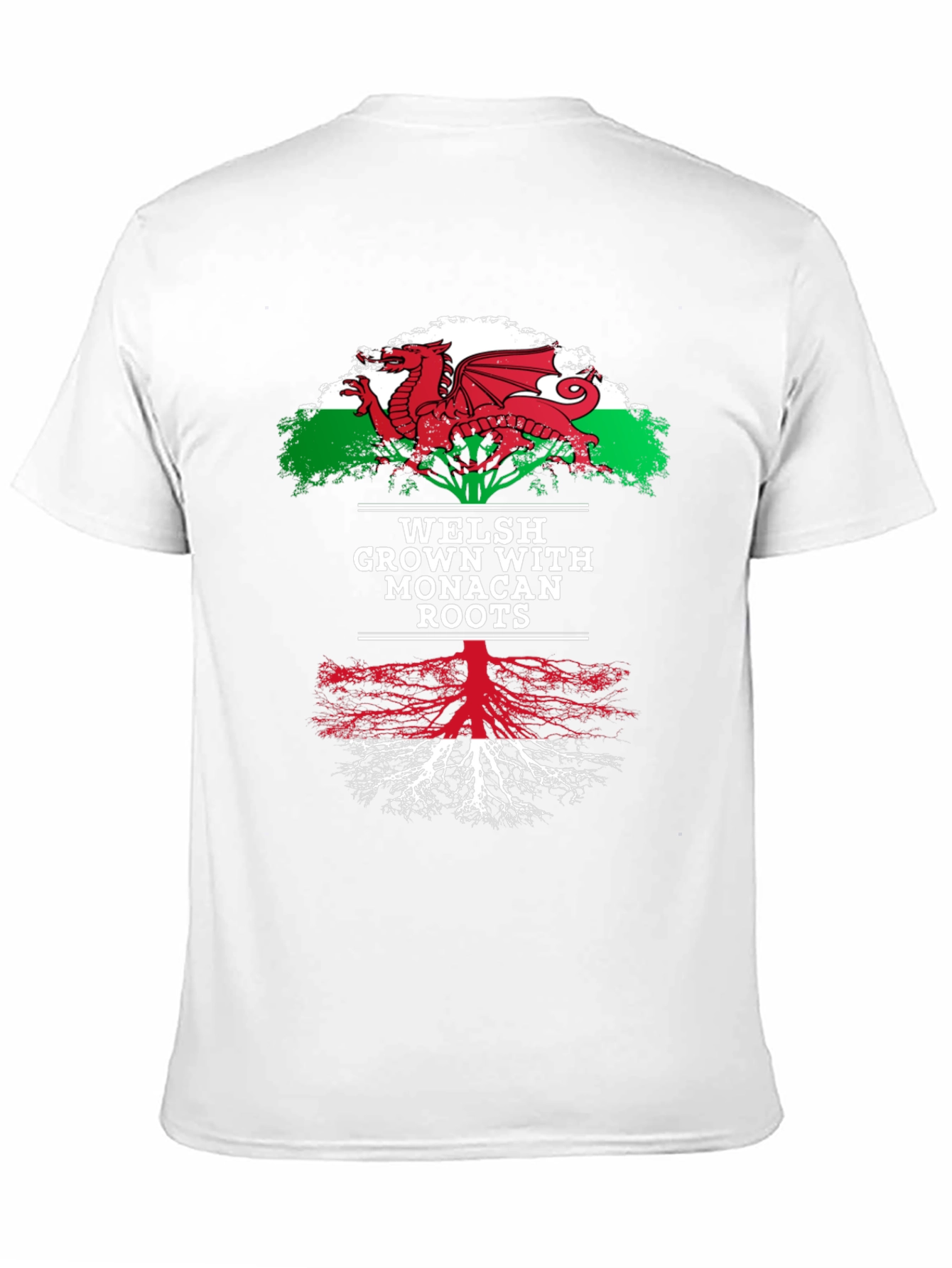 Welsh Grown with Monacan Roots Graphic Tee