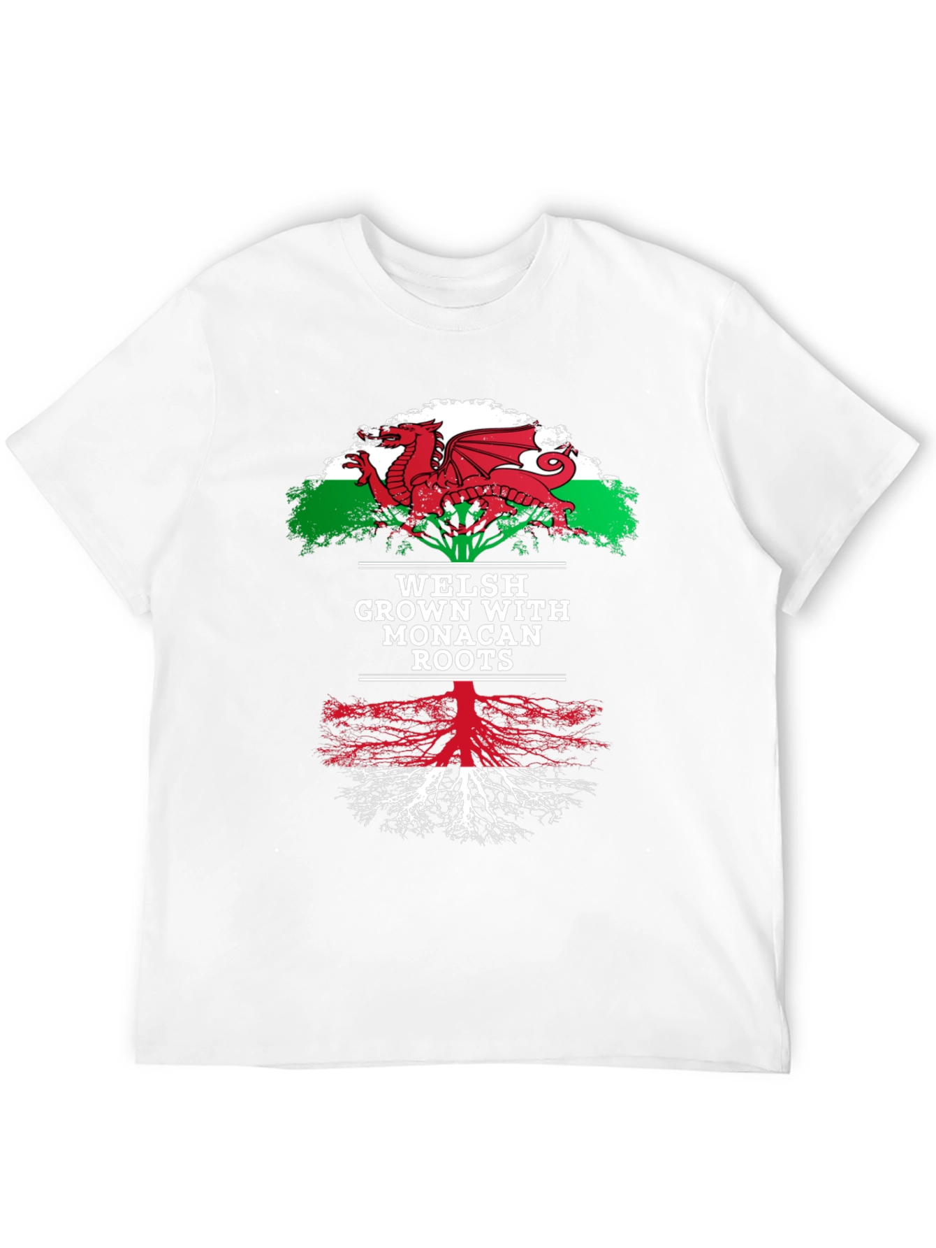 Welsh Grown with Monacan Roots Graphic Tee