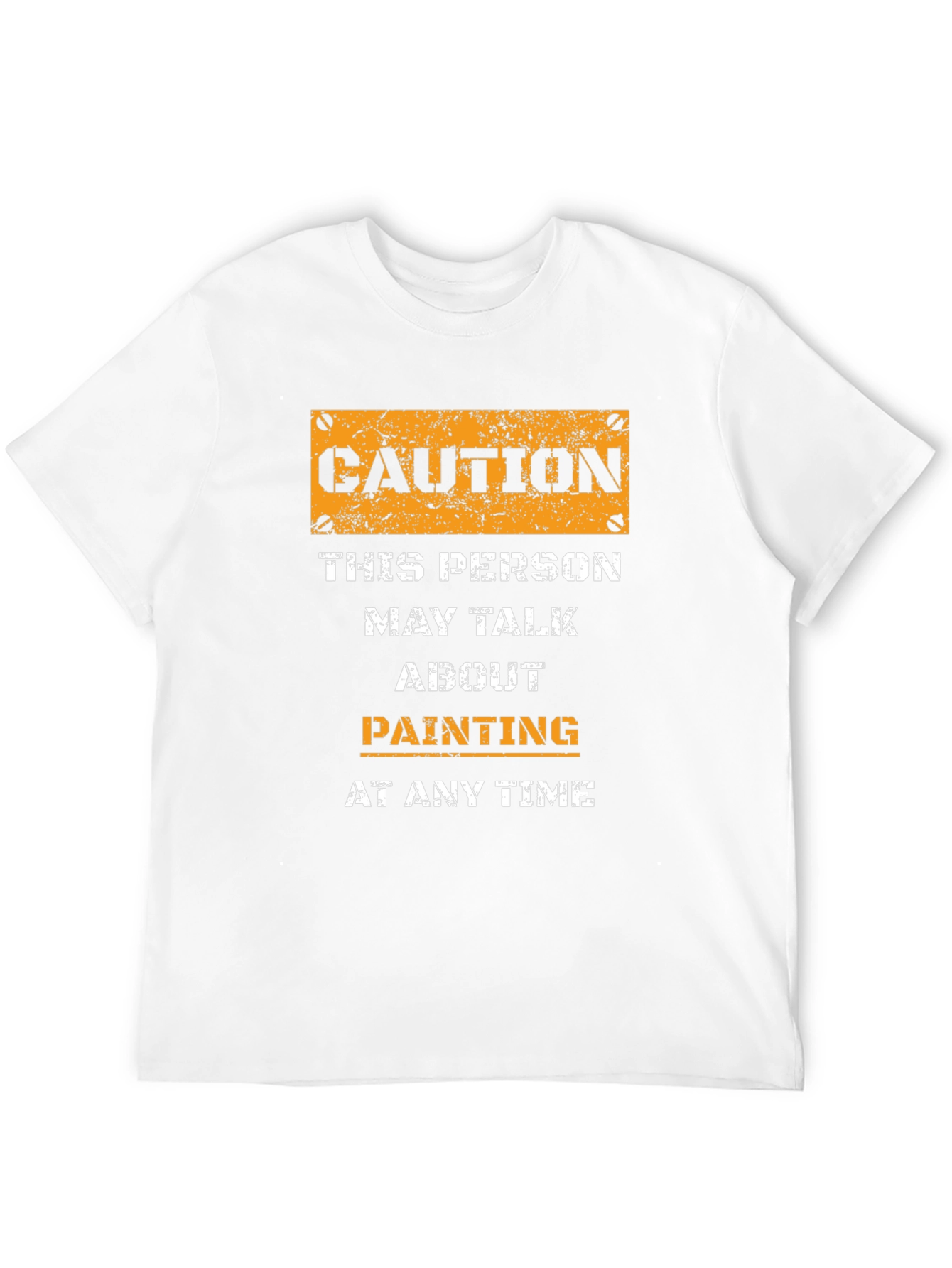 Caution Painting T-Shirt - Funny Hobby Tee