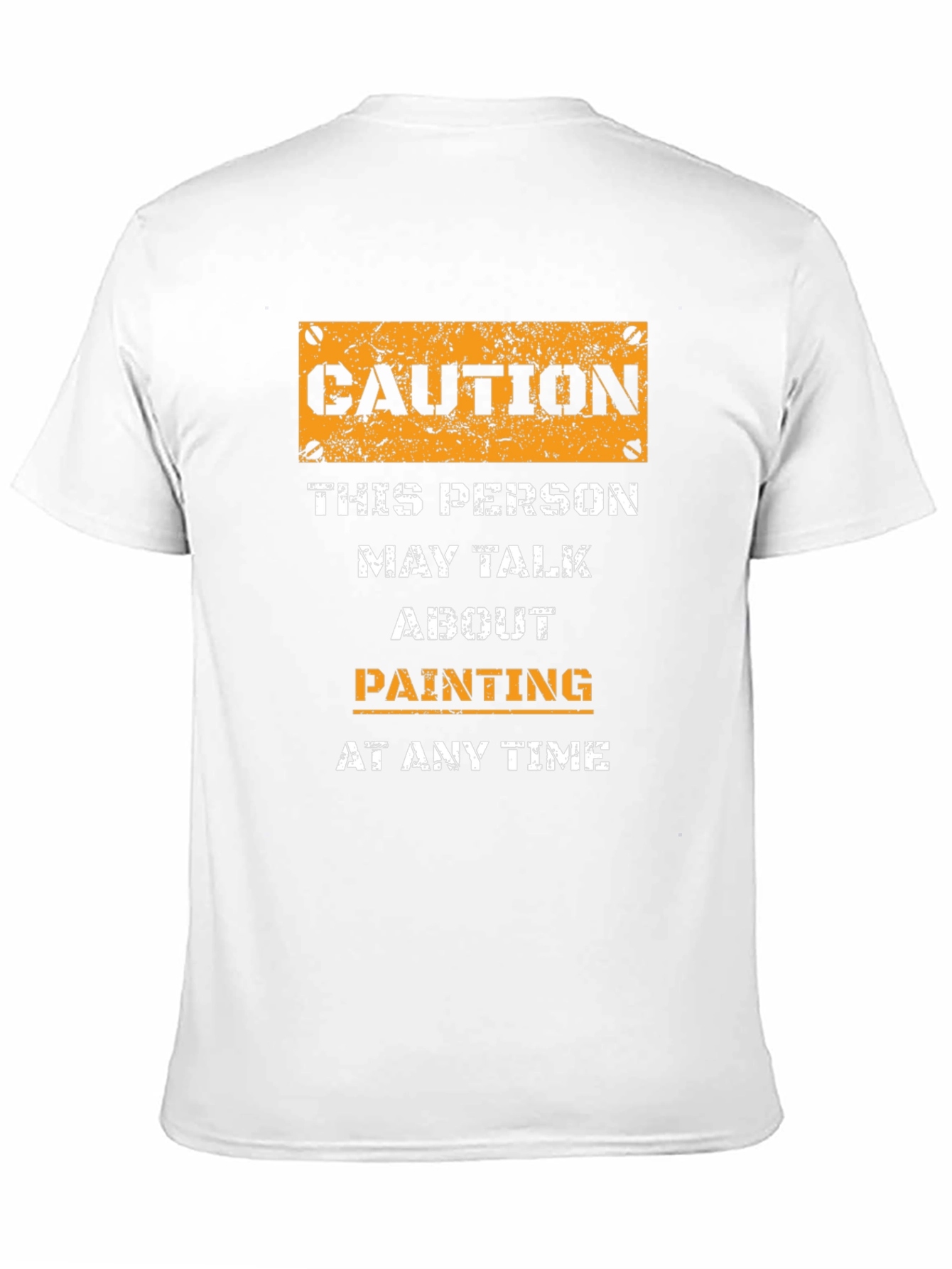 Caution Painting T-Shirt - Funny Hobby Tee