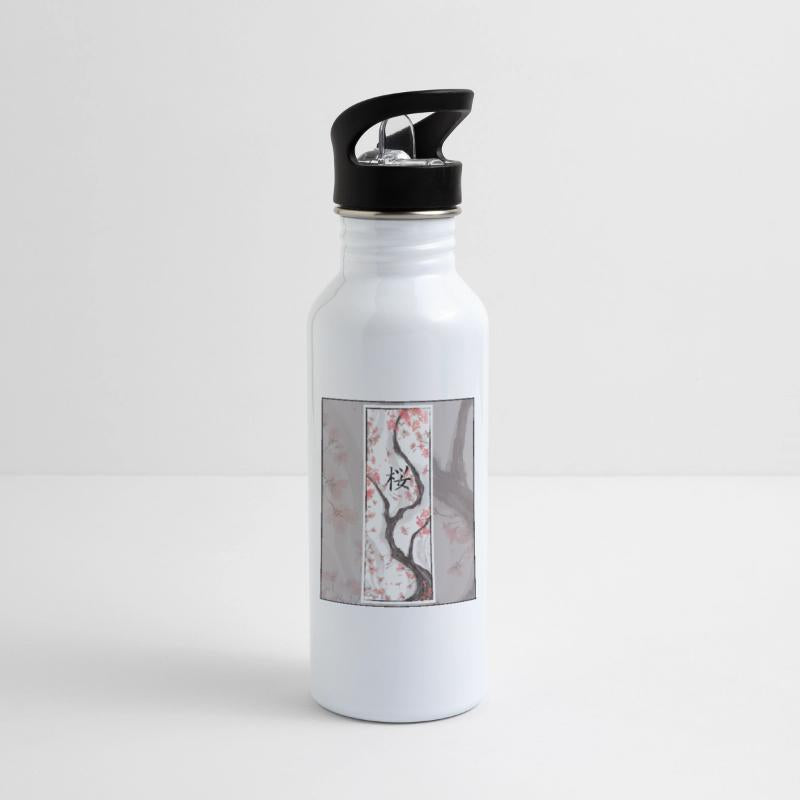 Sakura Sumi-e Kanji