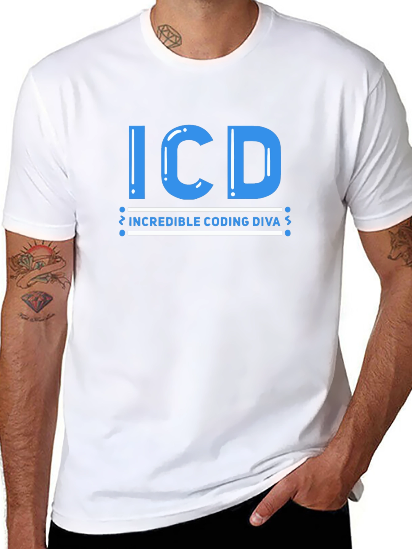 ICD Incredible Coding Diva T-Shirt - Black
