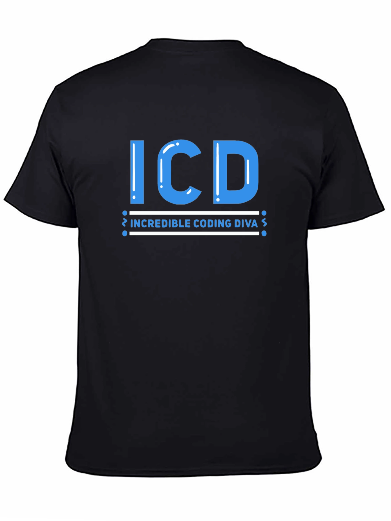 ICD Incredible Coding Diva T-Shirt - Black
