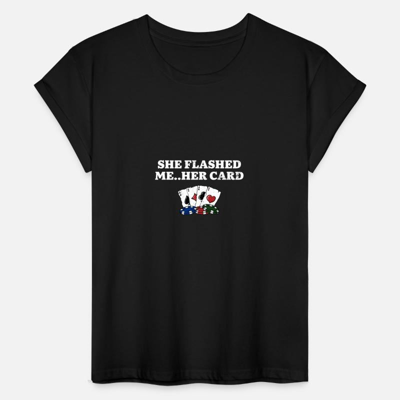 She Flashed Me Poker Couples Poker Player Lovers