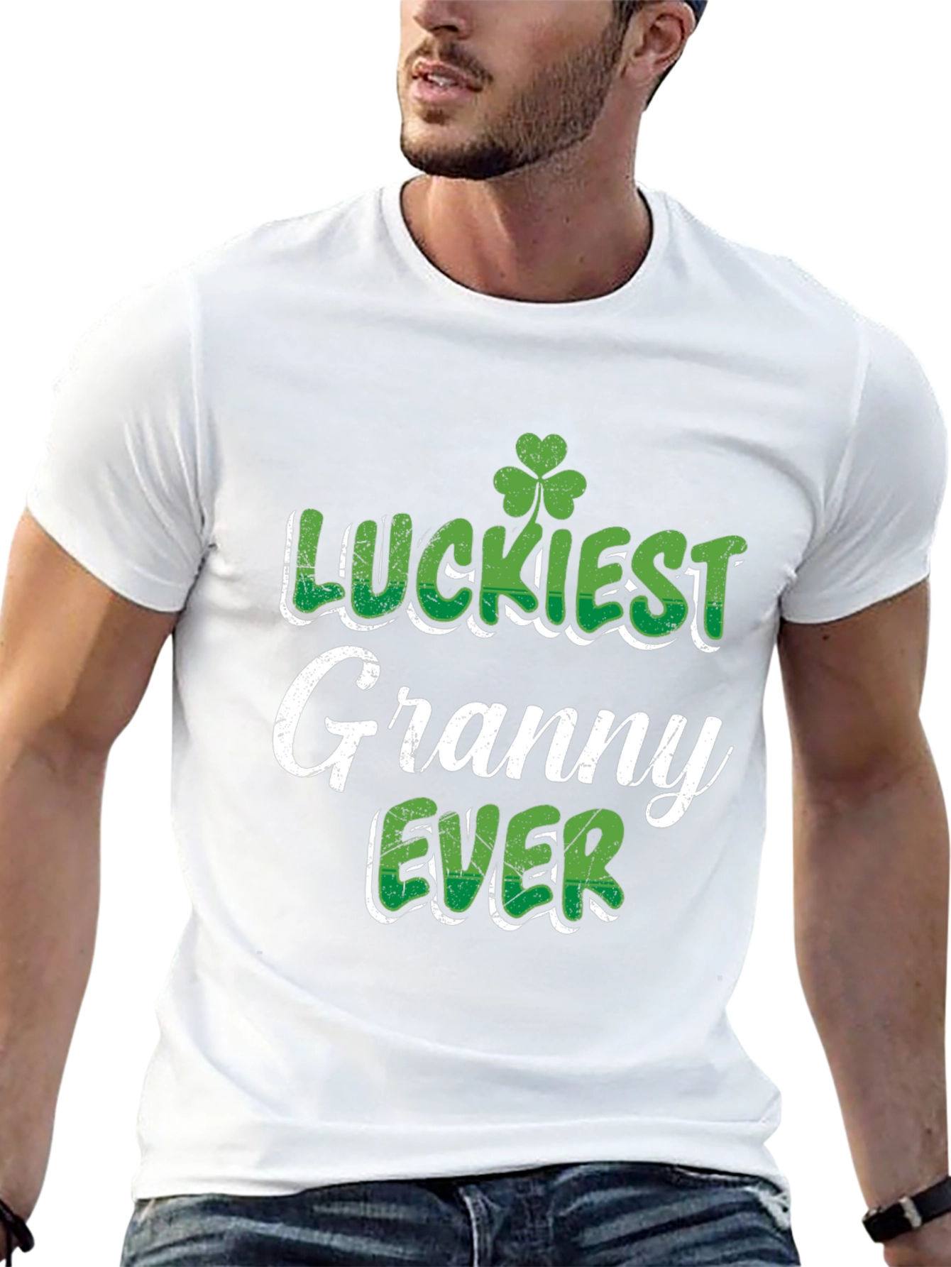 Luckiest Granny Ever St. Patricks Day Graphic Tee