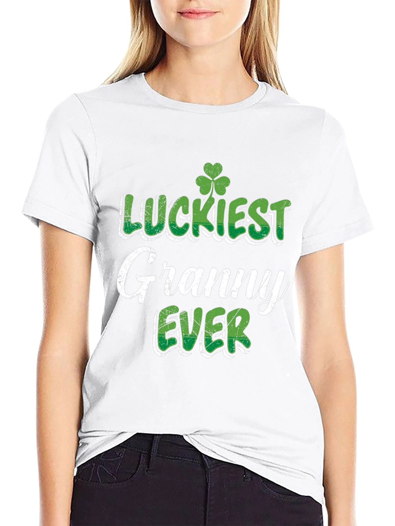 Luckiest Granny Ever St. Patricks Day Graphic Tee