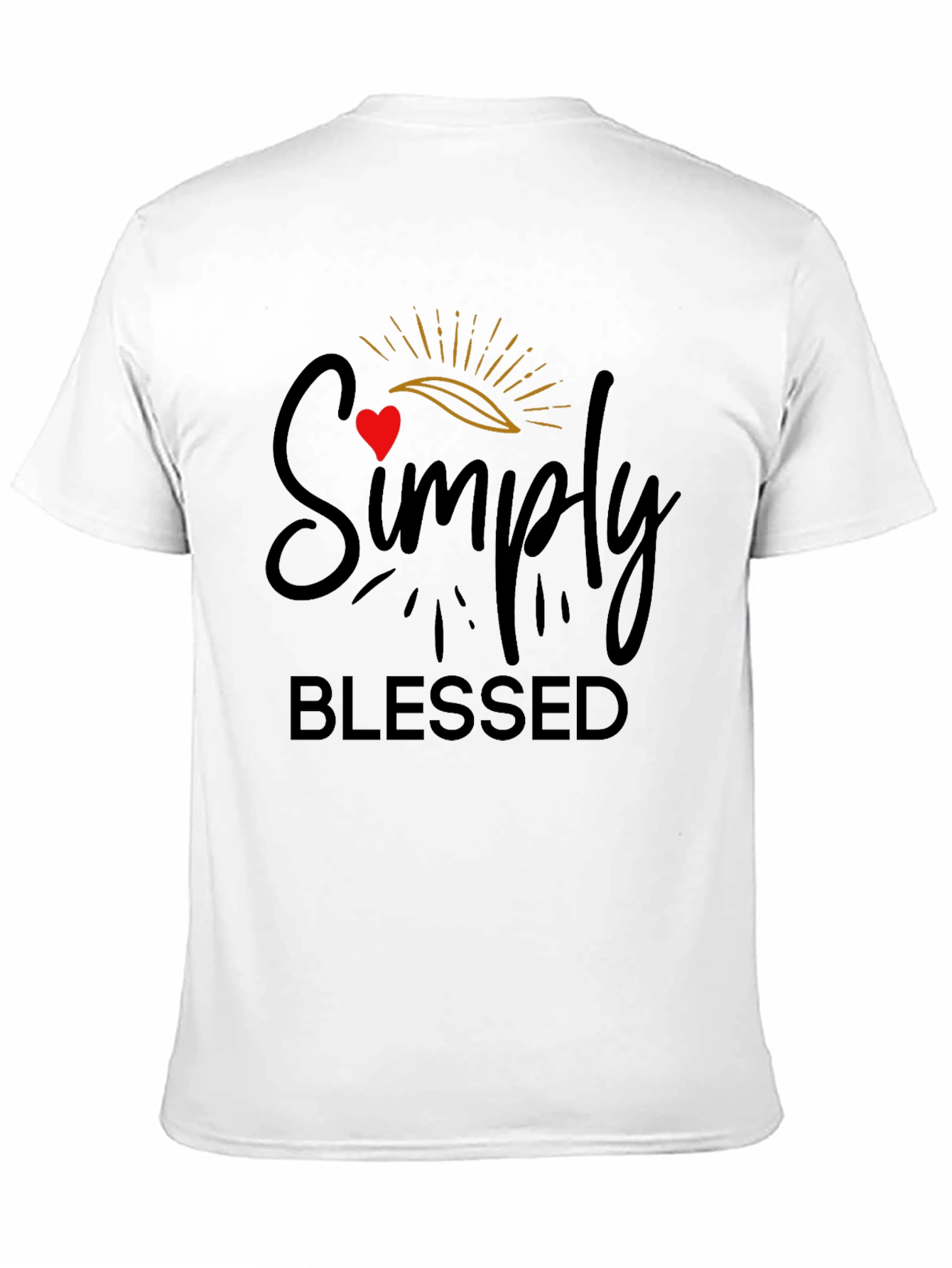 Simply Blessed Black T-Shirt