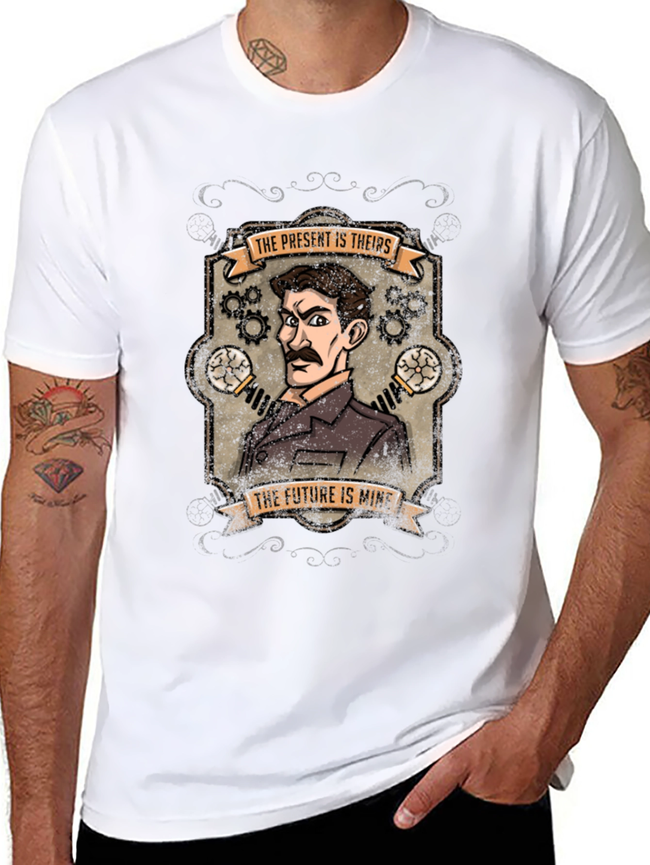 Nikola Tesla T-Shirt - The Future Is Mine