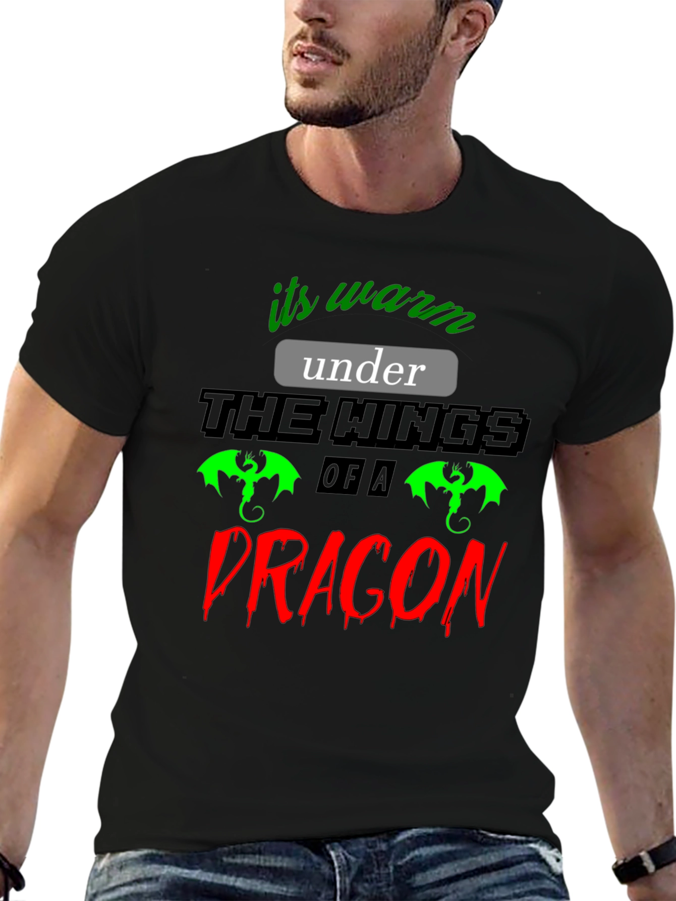 Its Warm Under The Wings Of A Dragon T-Shirt