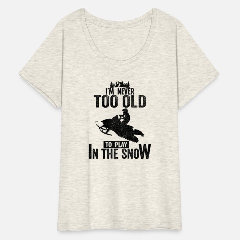 Snowmobile Ride T-Shirt Snowmobiling Riding Snow
