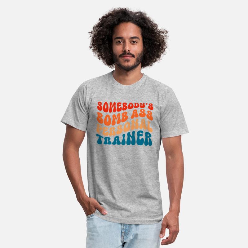 Somebody's Bomb Ass Personal Trainer Groovy Retro