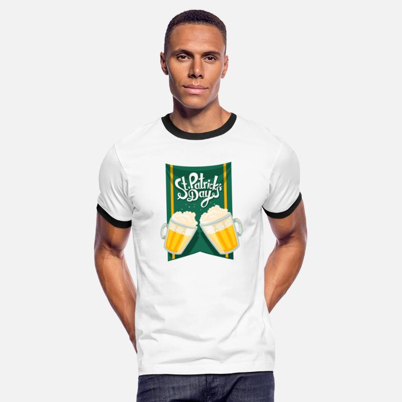 St Patrick's Day and two cups of beer