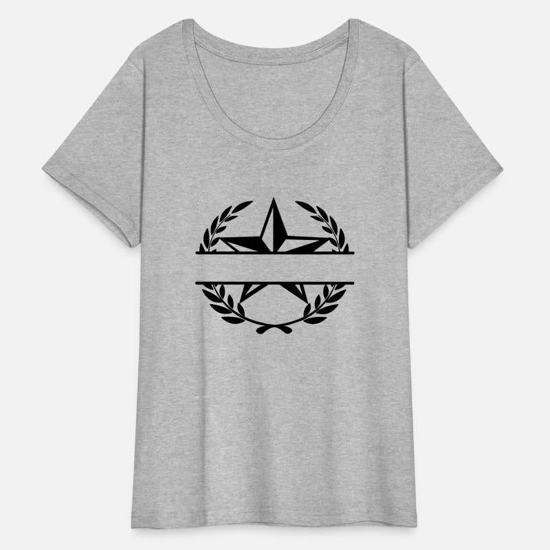 Star monogram in laurel wreath