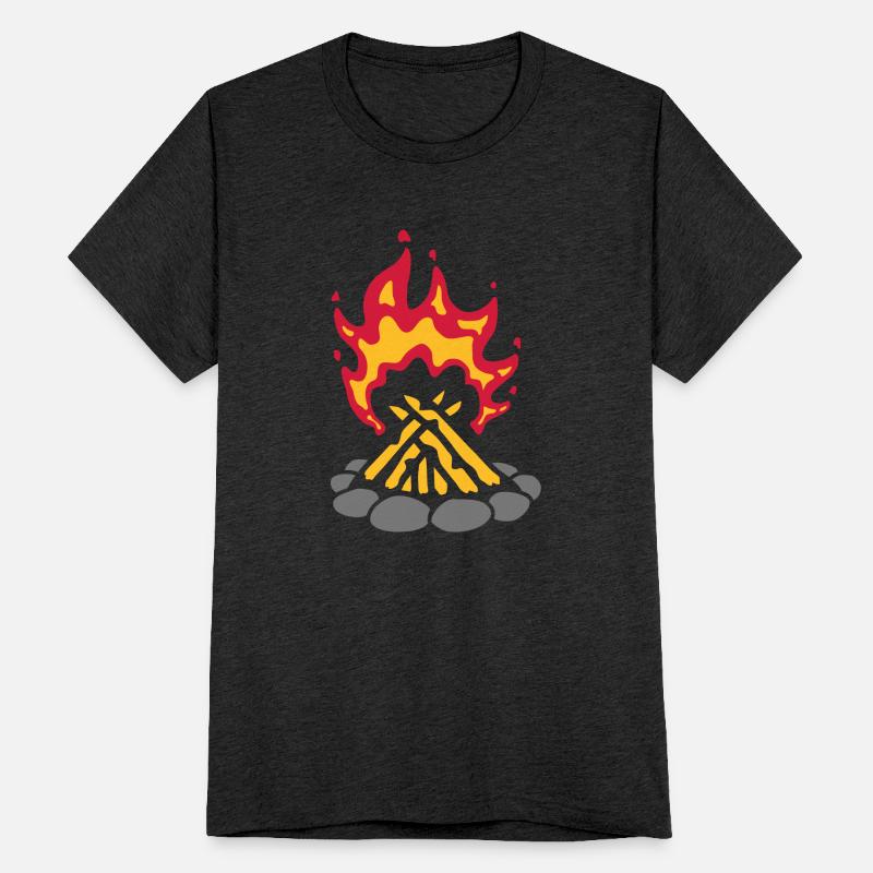 stones campfire camping fire