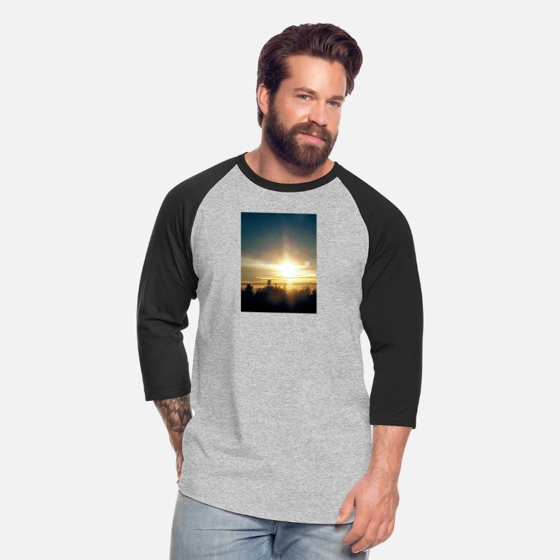 Sunset Over Cloudscape Illustration