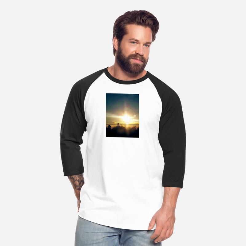 Sunset Over Cloudscape Illustration