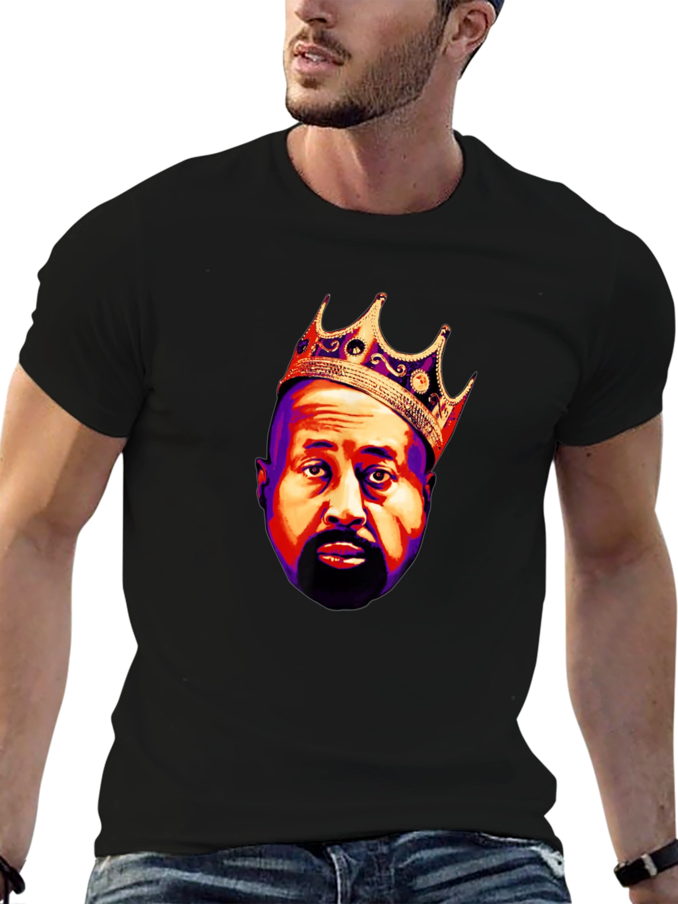 King Portrait Graphic Tee