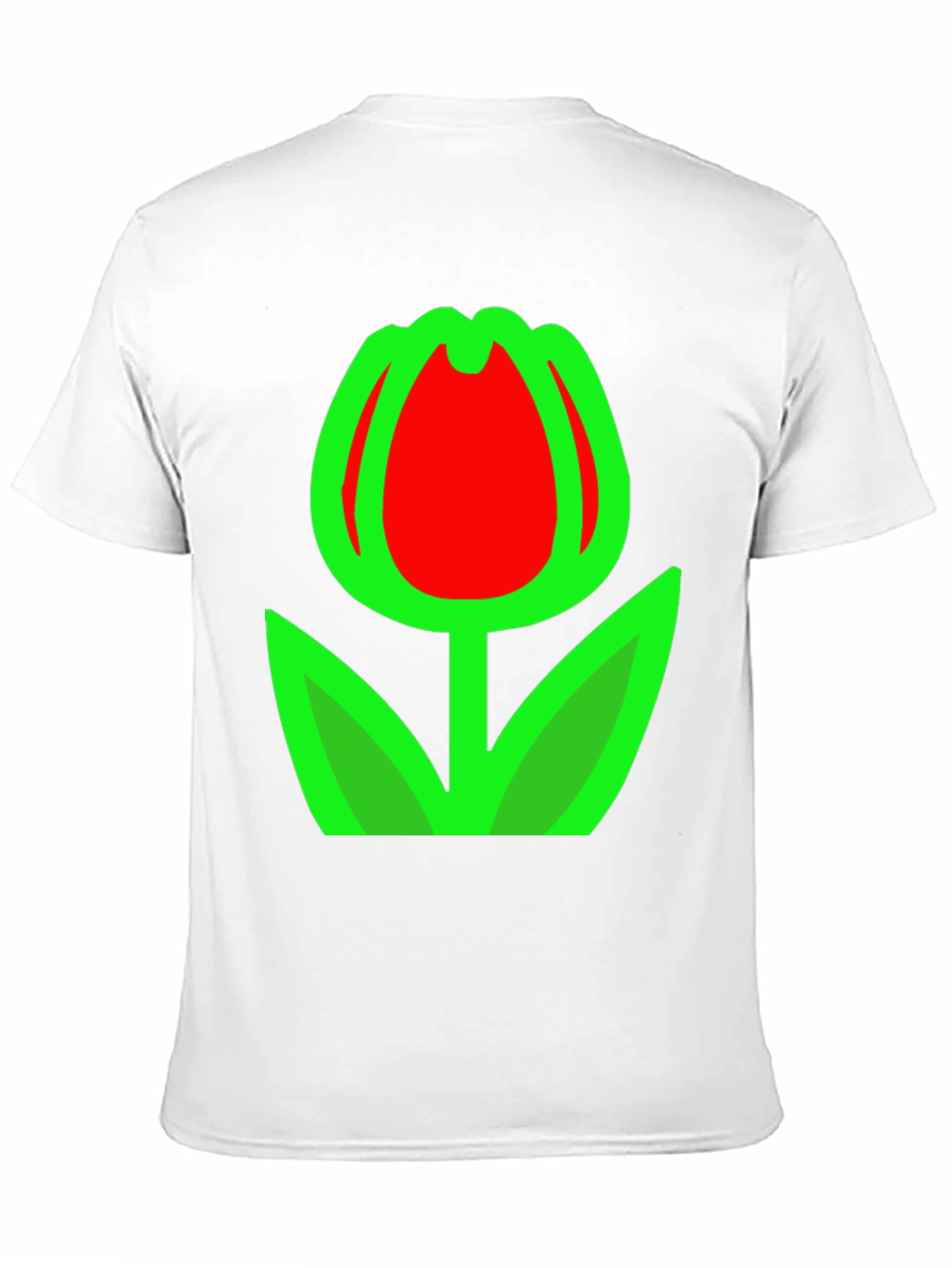 Tulip Graphic Black T-Shirt