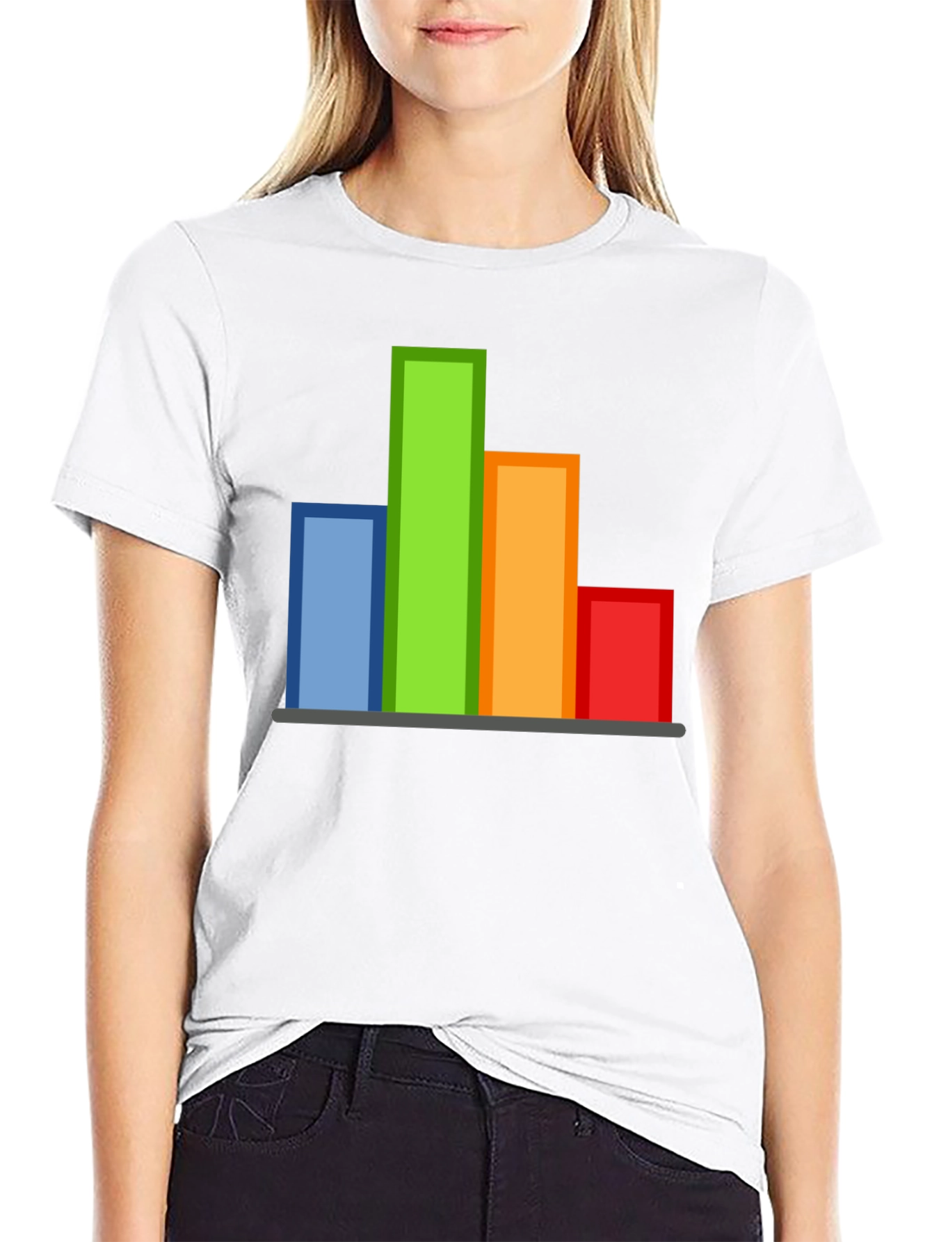 Data Bar Graph T-Shirt - Geeky Graphic Tee