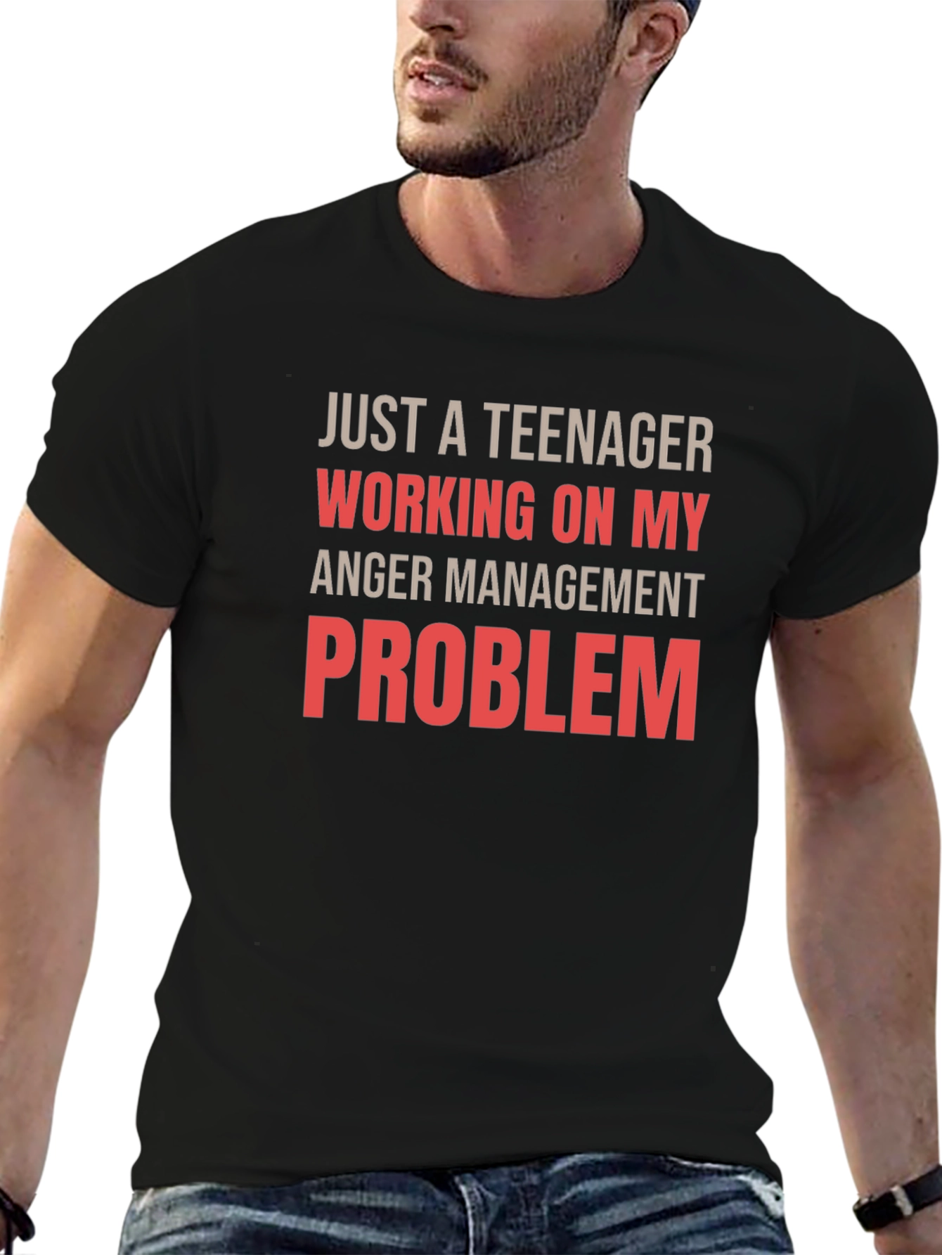 Teenager Anger Management Graphic T-Shirt
