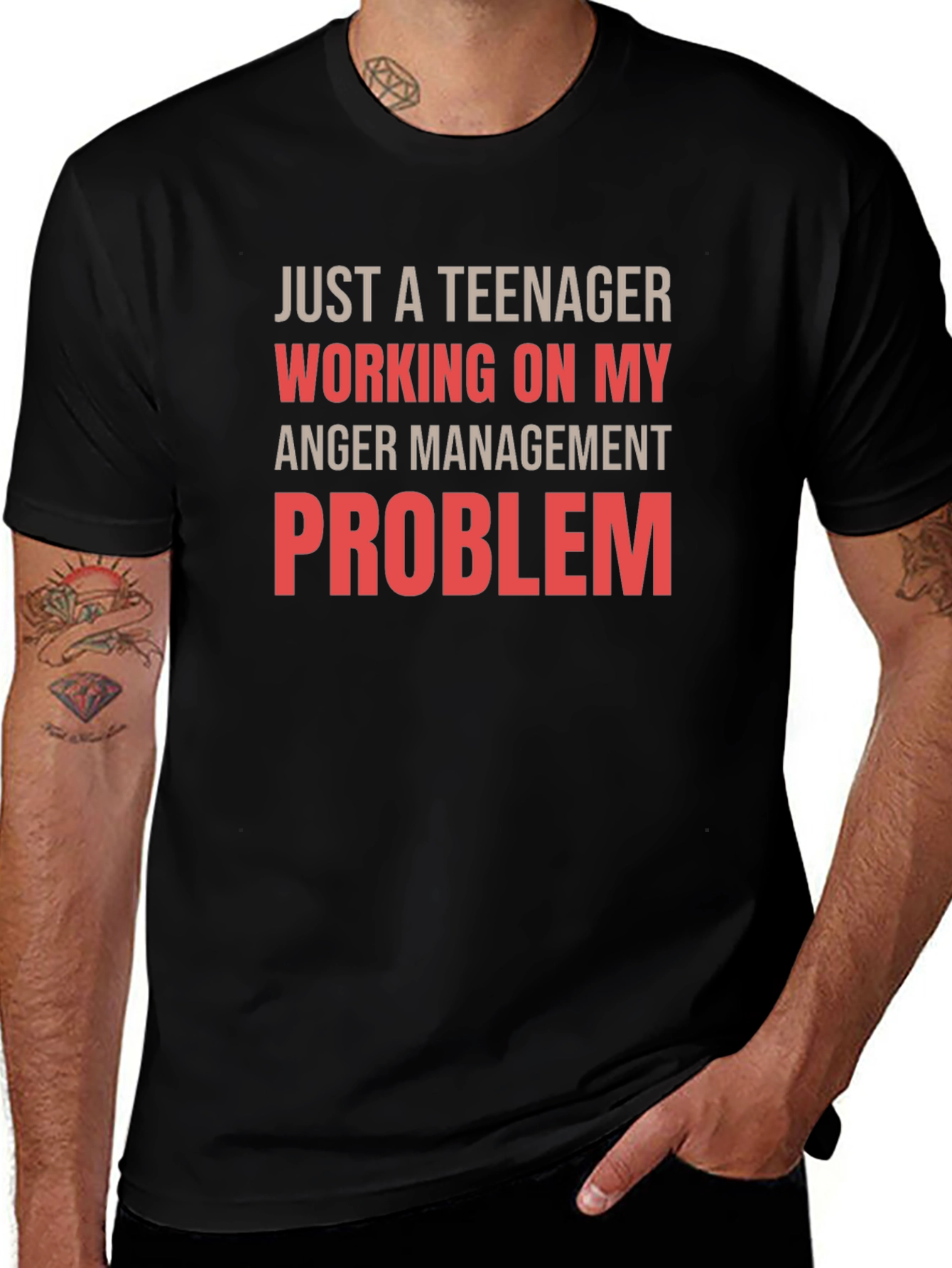 Teenager Anger Management Graphic T-Shirt