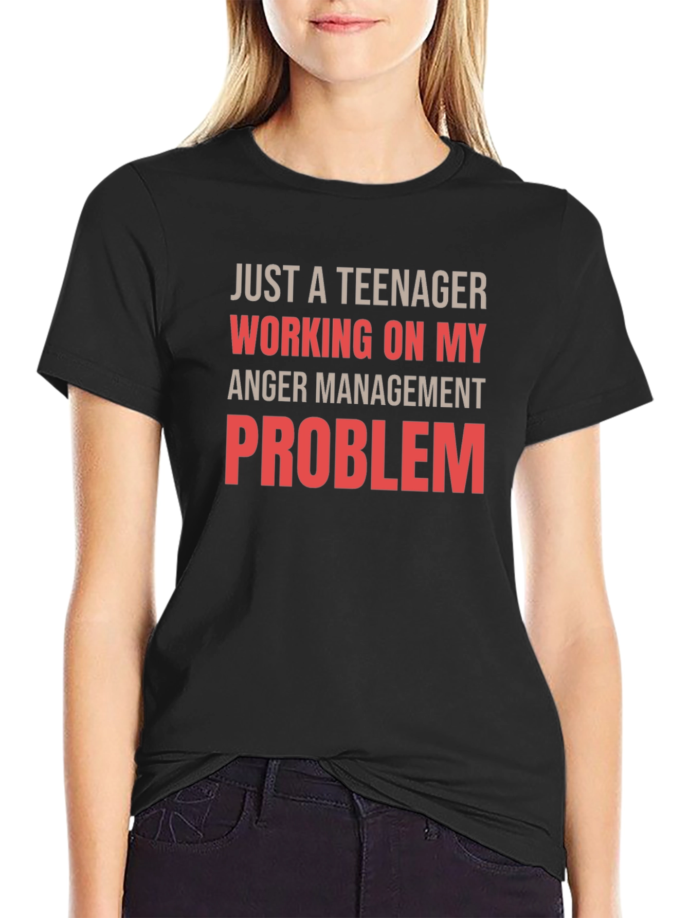 Teenager Anger Management Graphic T-Shirt