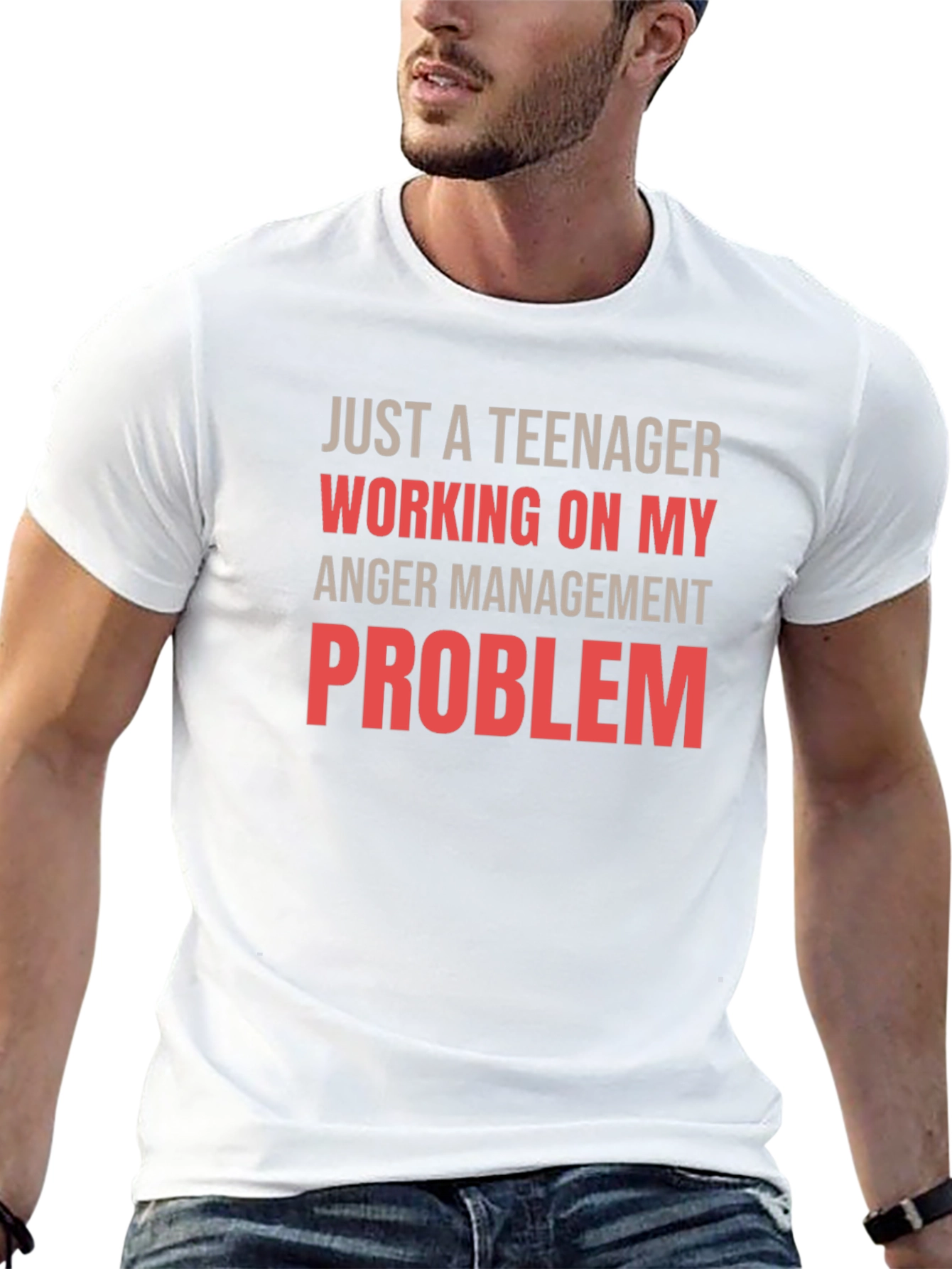 Teenager Anger Management Graphic T-Shirt