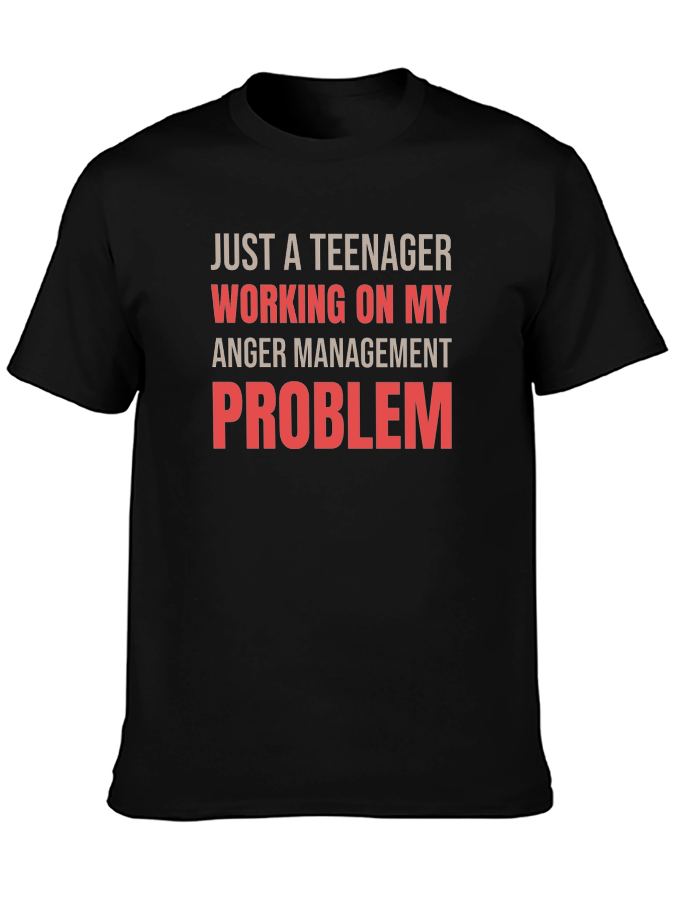 Teenager Anger Management Graphic T-Shirt