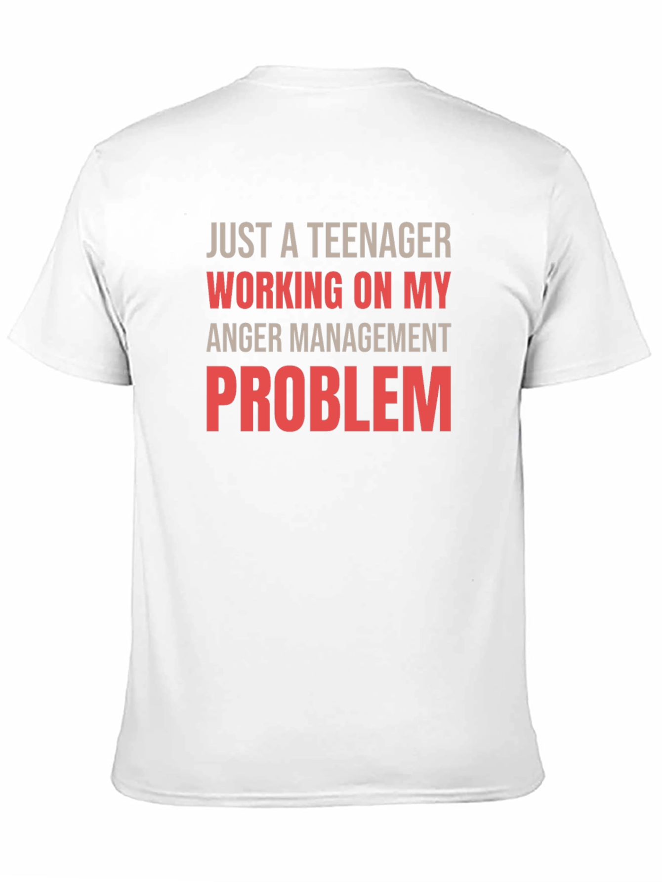 Teenager Anger Management Graphic T-Shirt