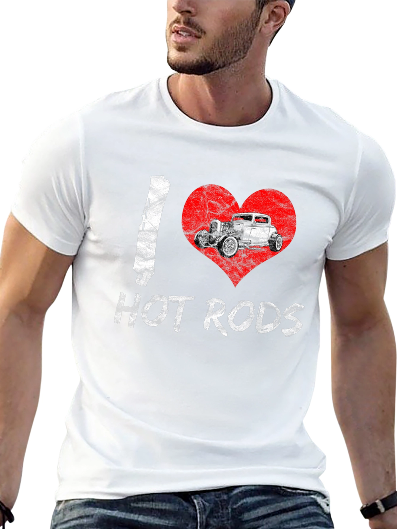 I Heart Hot Rods Graphic Tee