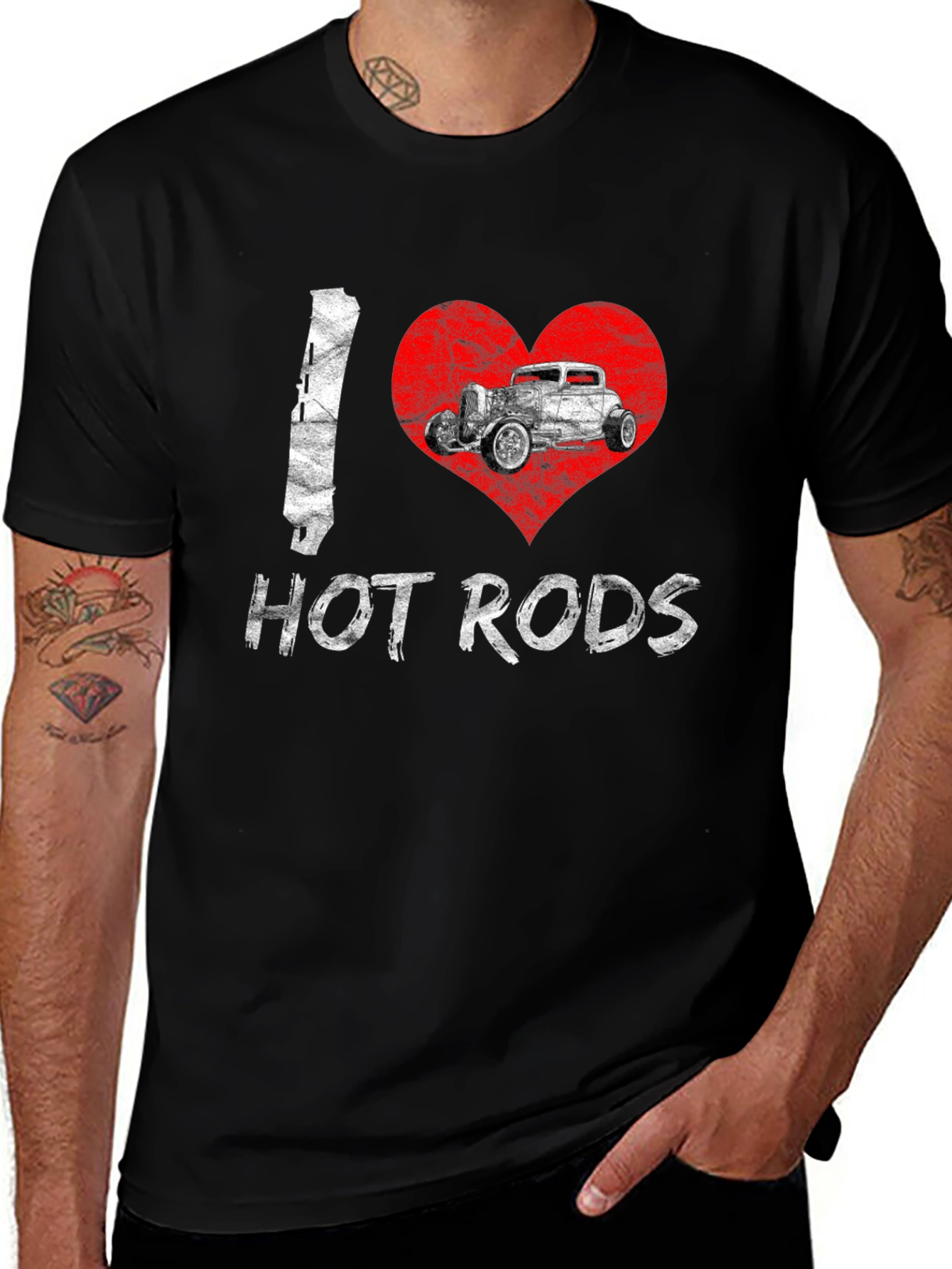 I Heart Hot Rods Graphic Tee