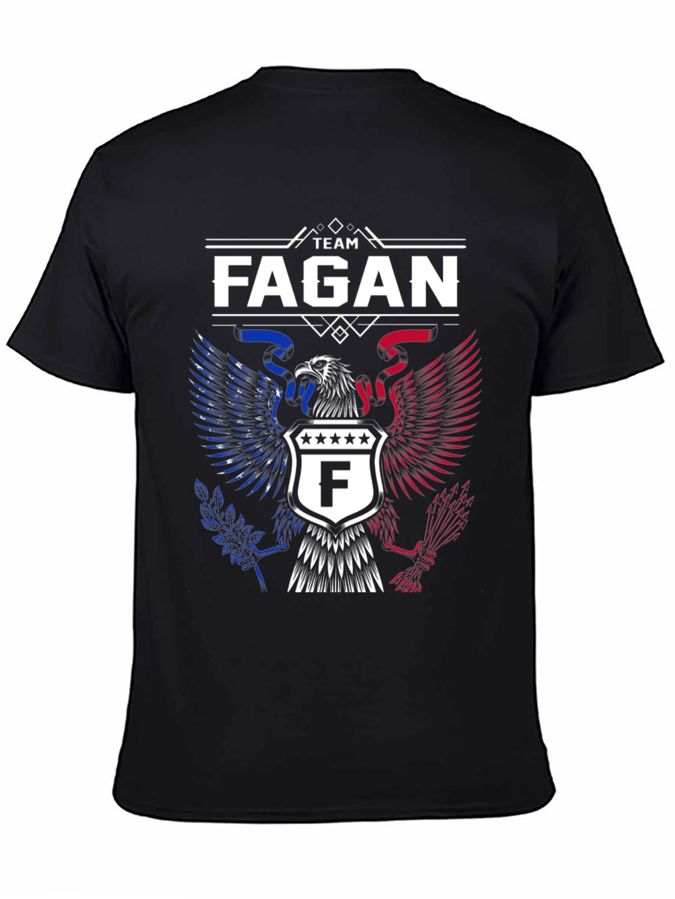 Team Fagan Patriotic Eagle Graphic T-Shirt