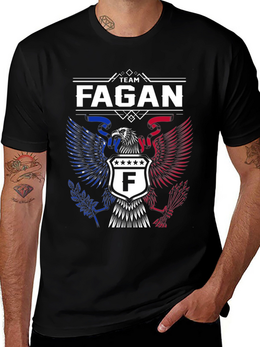 Team Fagan Patriotic Eagle Graphic T-Shirt