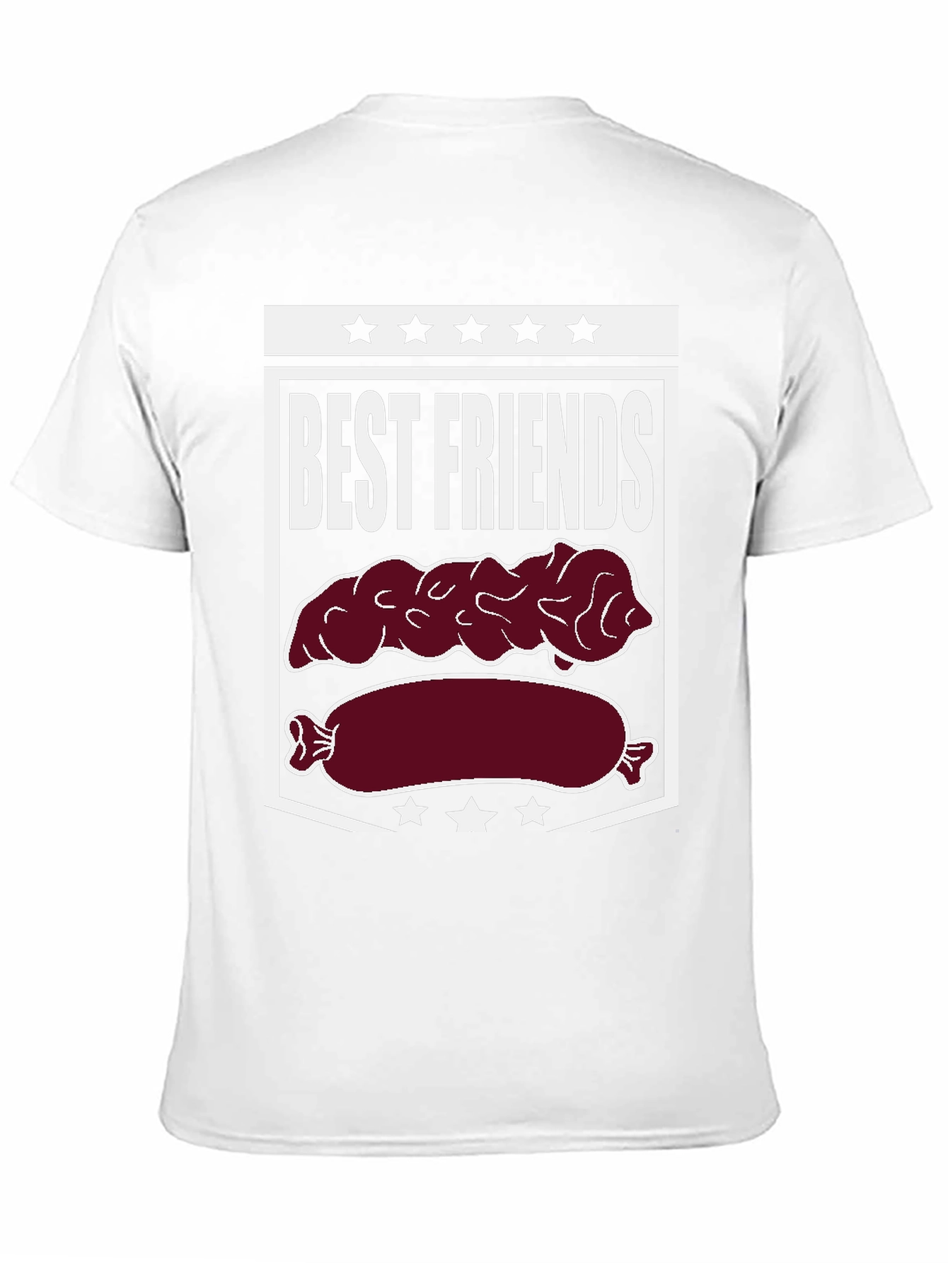 Best Friends Sausage & Poop T-Shirt Funny Foodie Tee