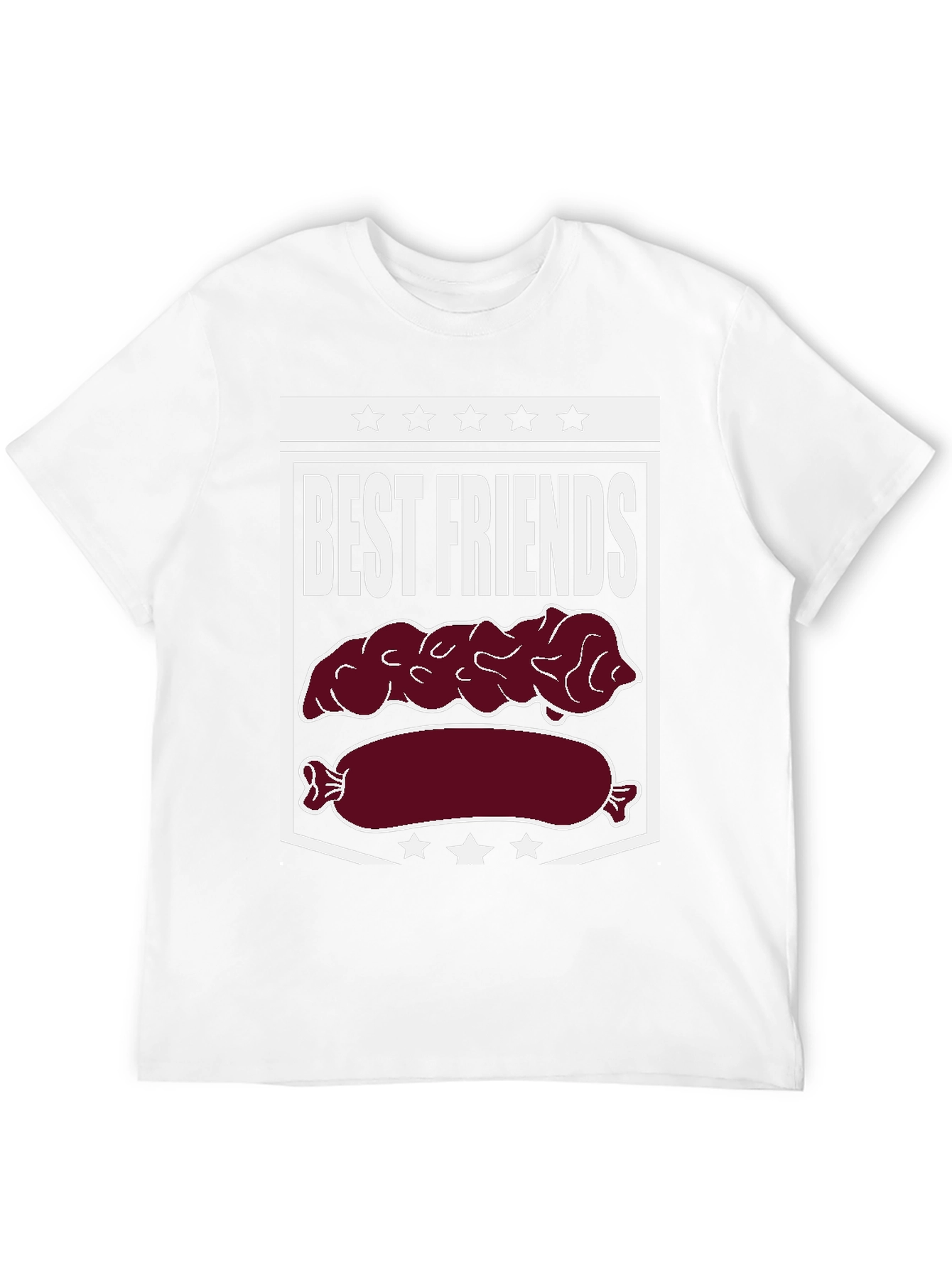 Best Friends Sausage & Poop T-Shirt Funny Foodie Tee