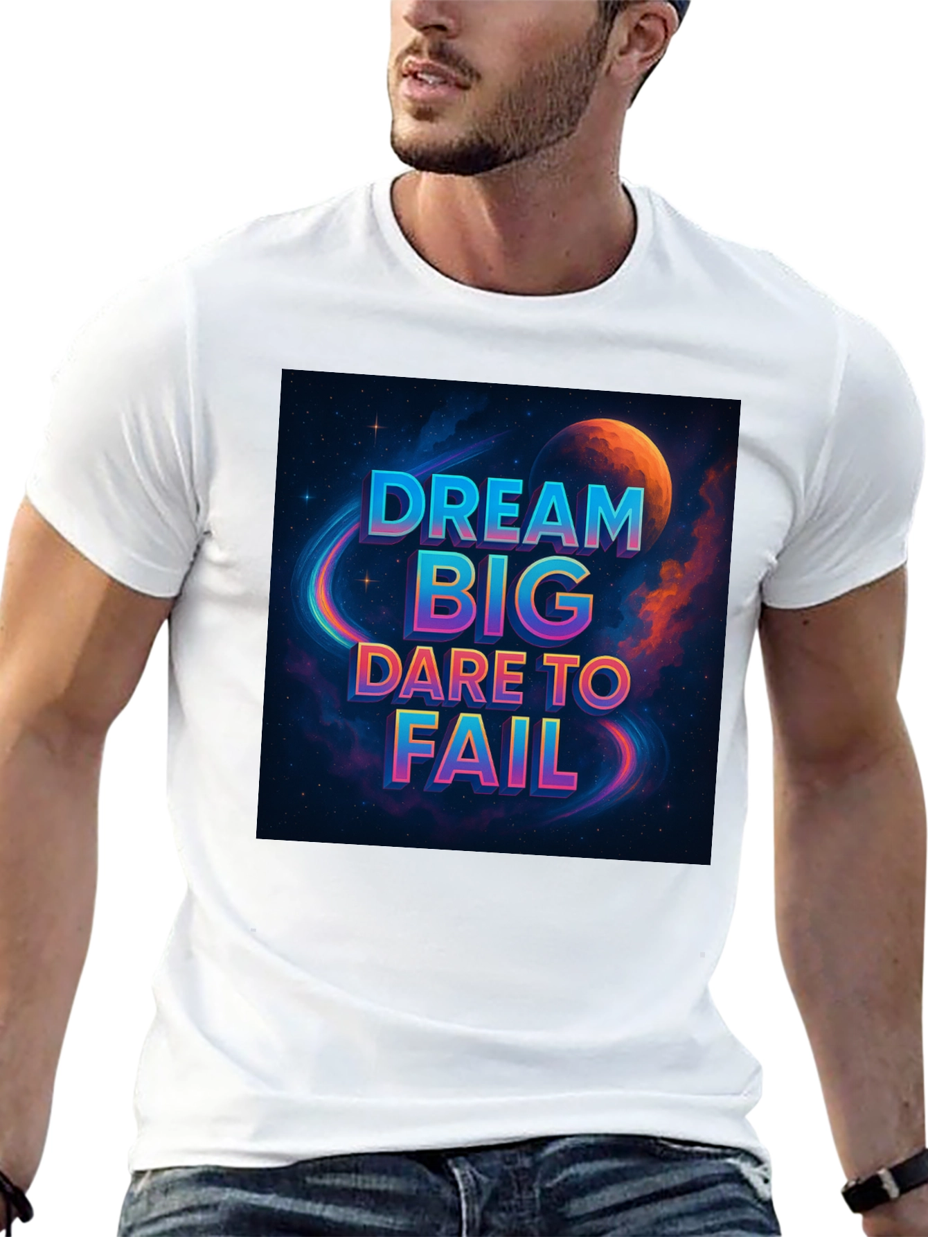 Dream Big T-Shirt - Space Design