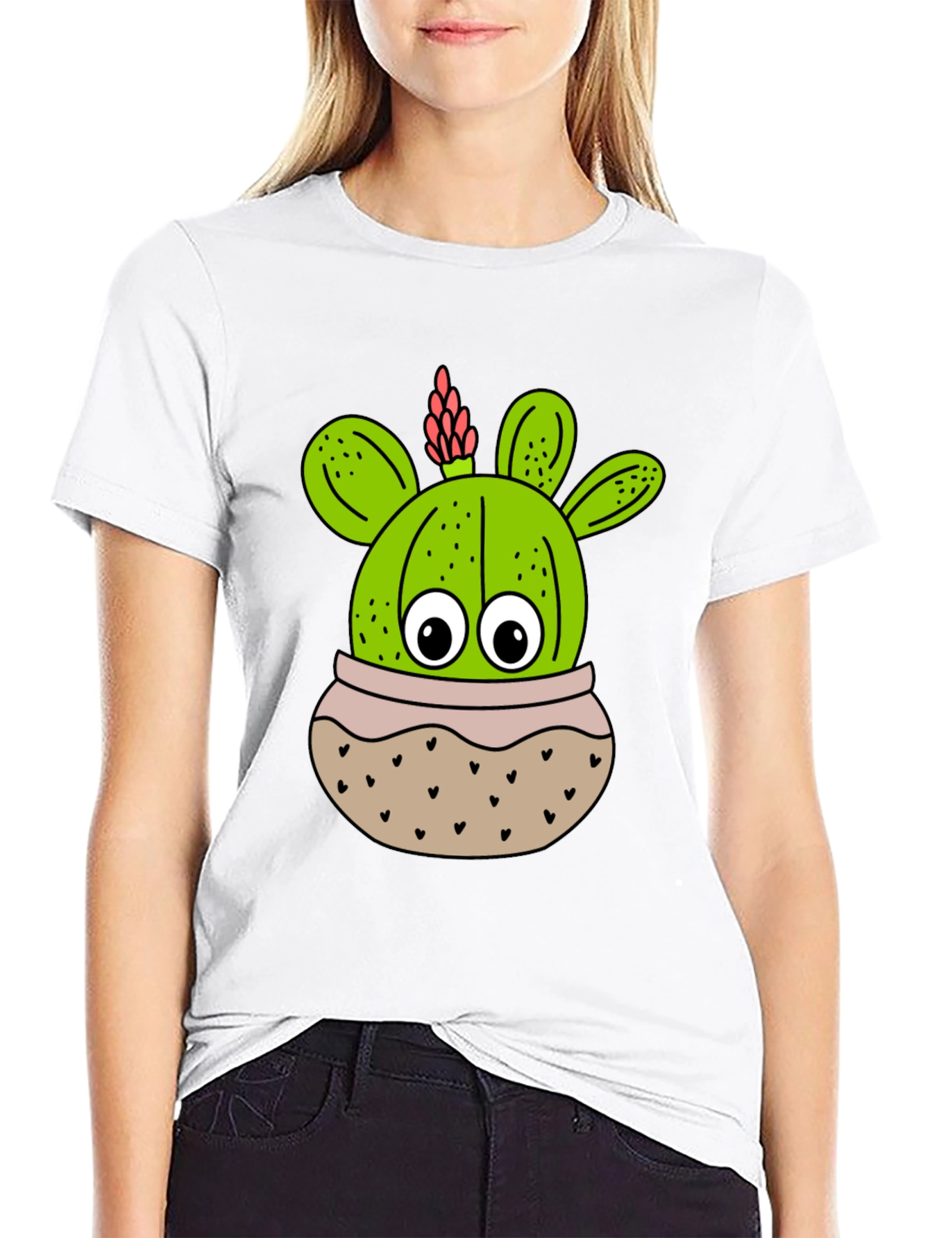Cute Cactus Plant T-Shirt