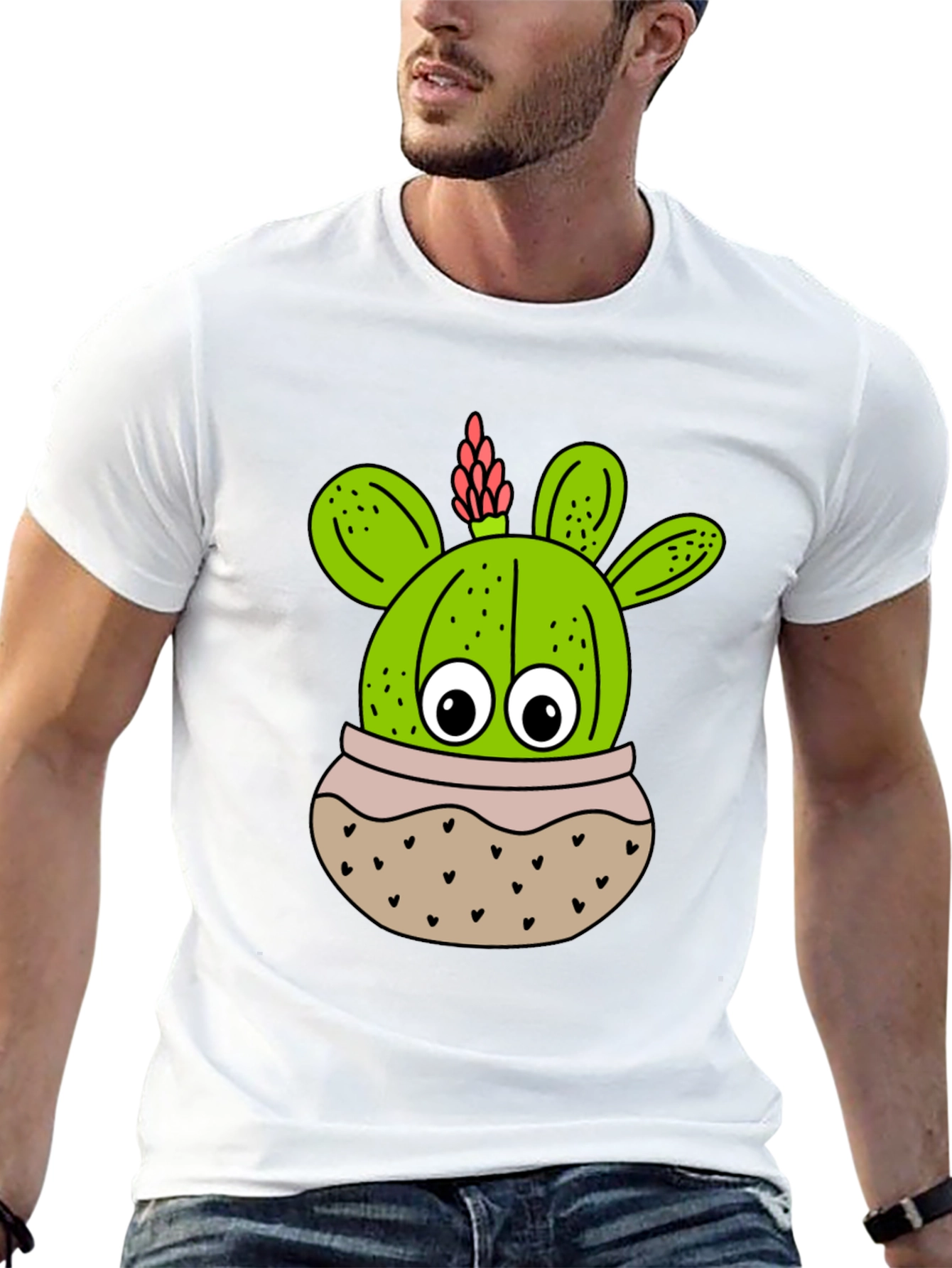 Cute Cactus Plant T-Shirt