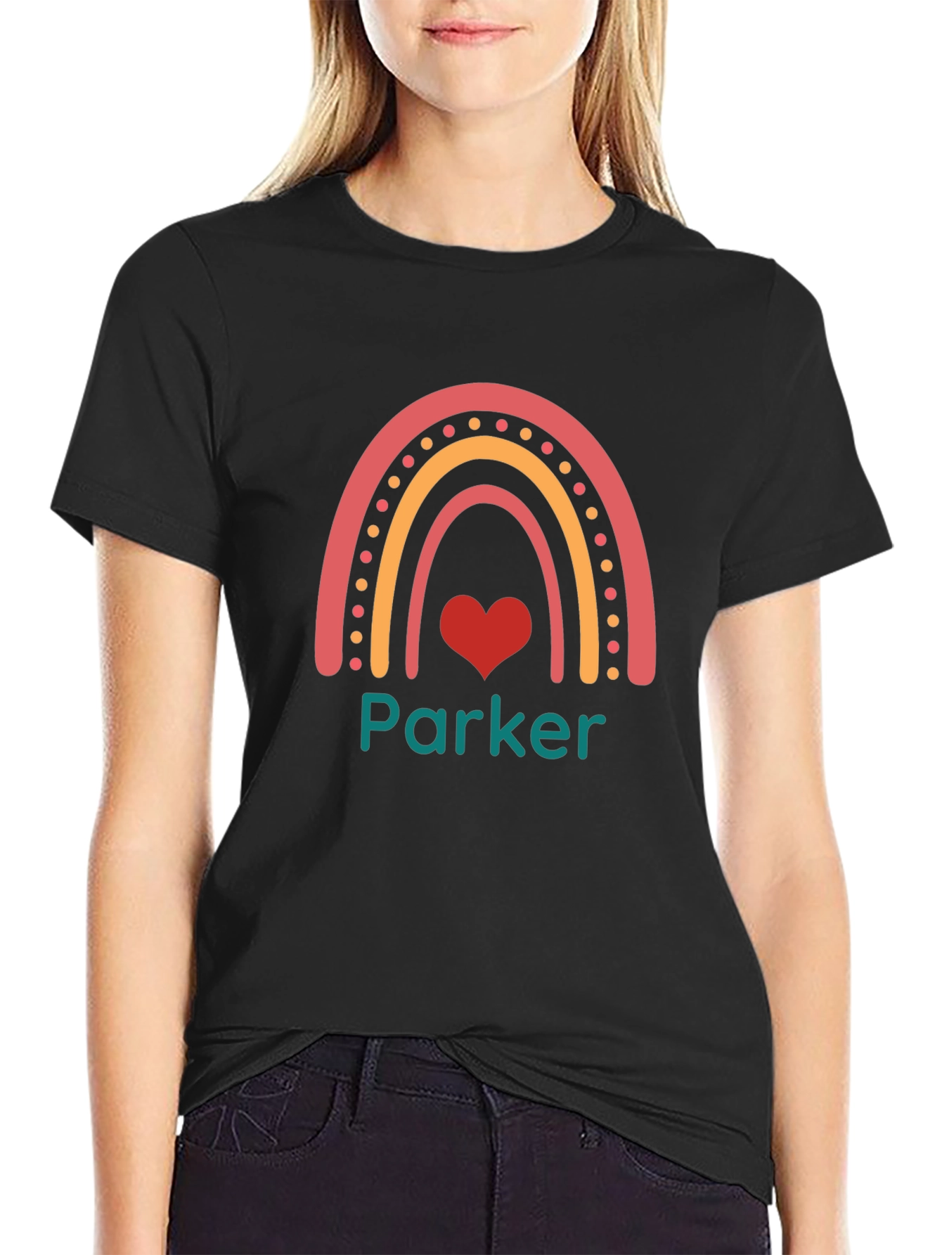 Personalized Rainbow Parker T-Shirt
