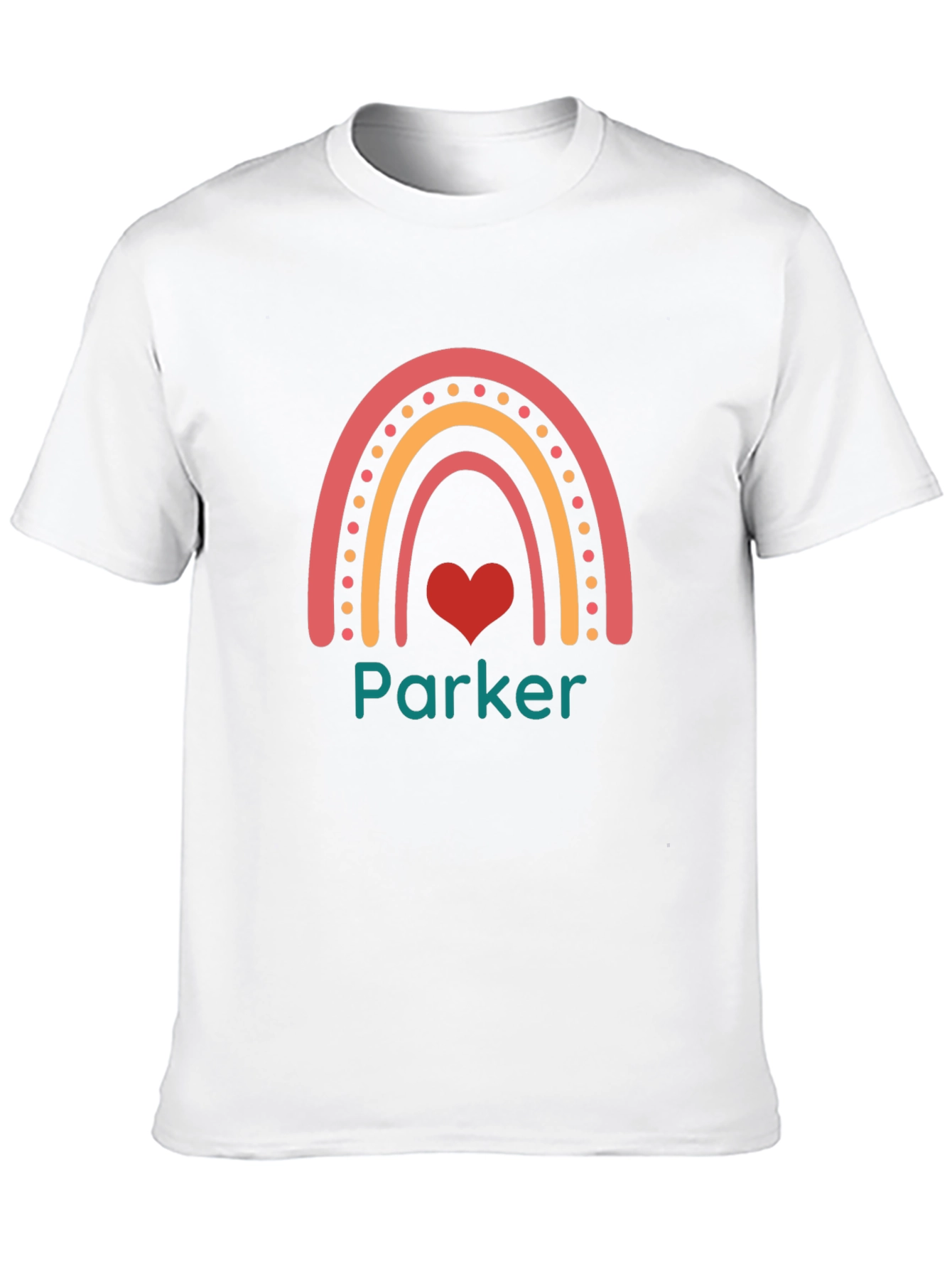 Personalized Rainbow Parker T-Shirt