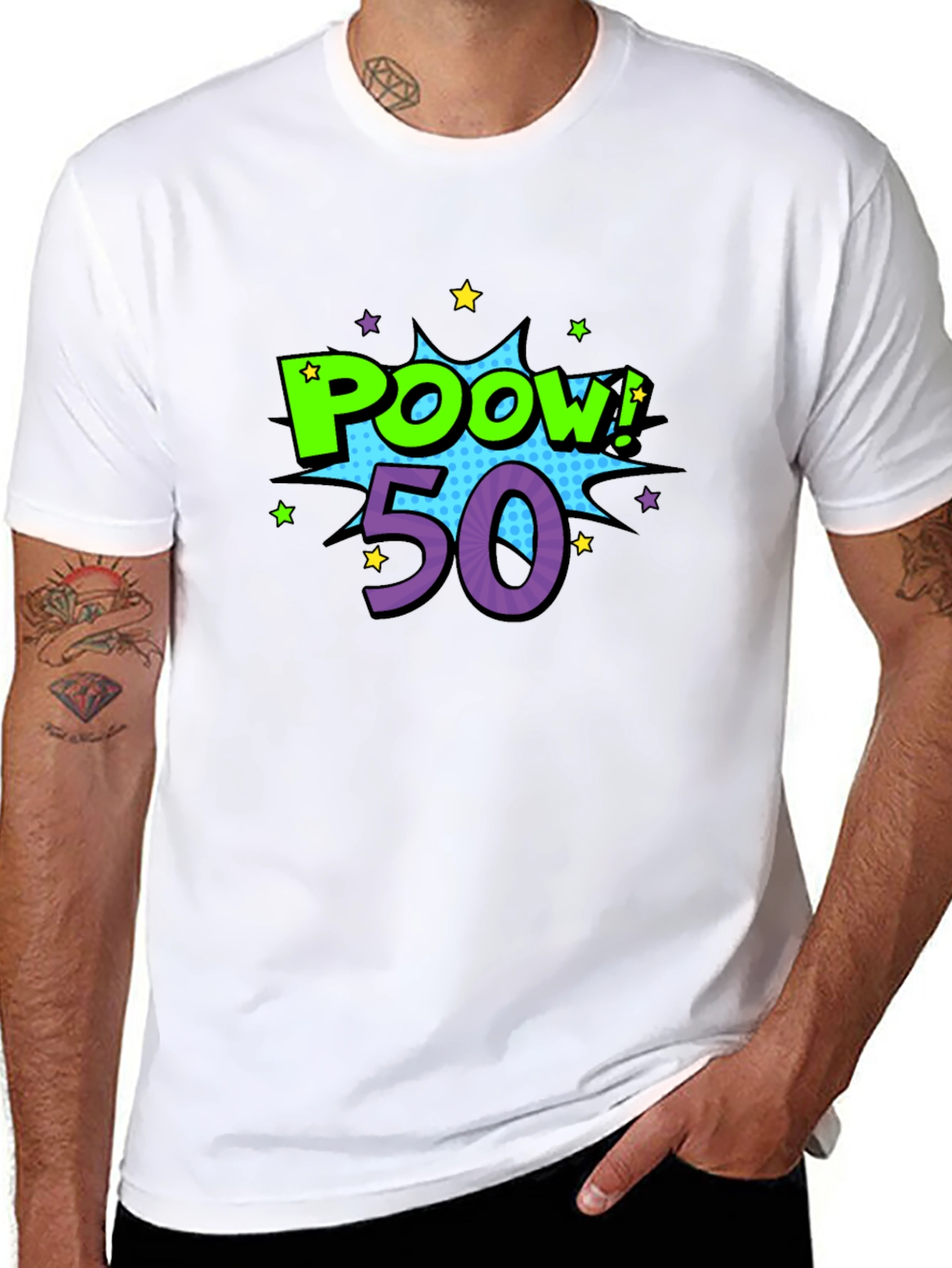 Poow! 50 T-Shirt - Birthday Party Tee