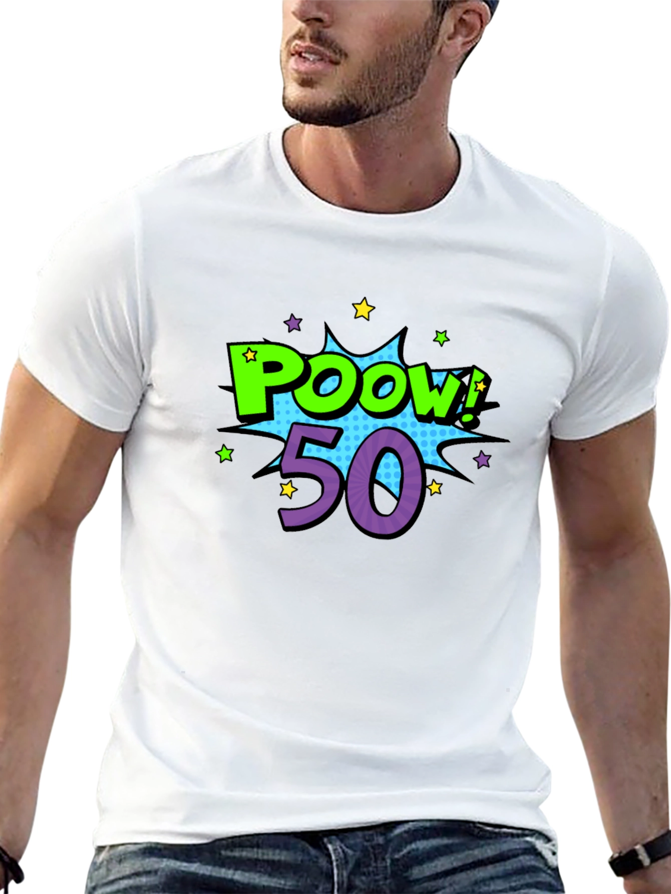 Poow! 50 T-Shirt - Birthday Party Tee