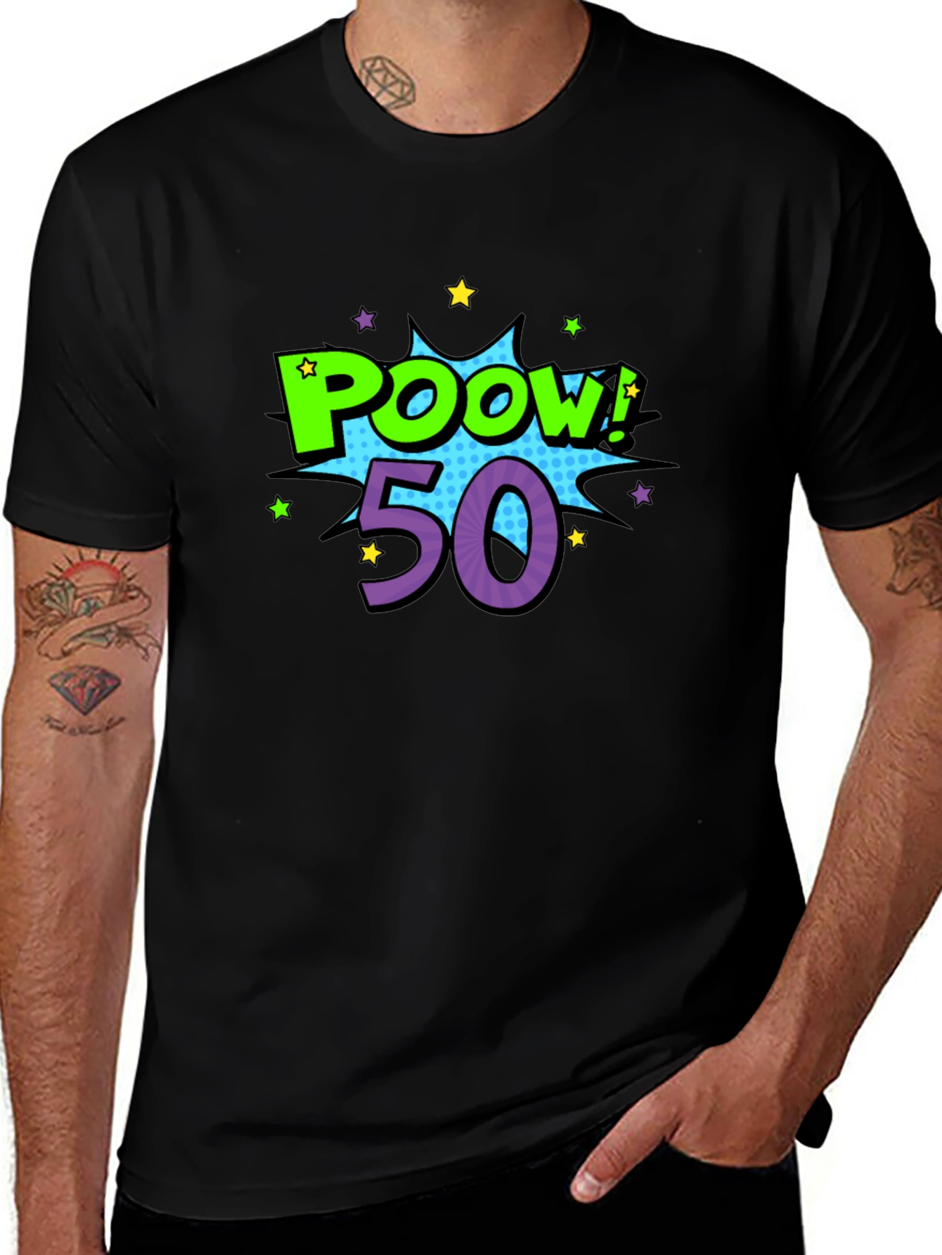 Poow! 50 T-Shirt - Birthday Party Tee