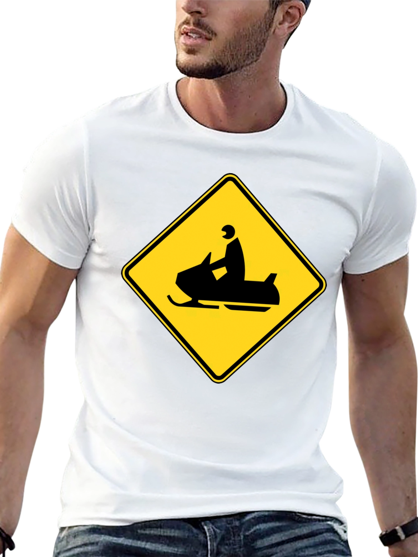 Snowmobile Crossing T-Shirt