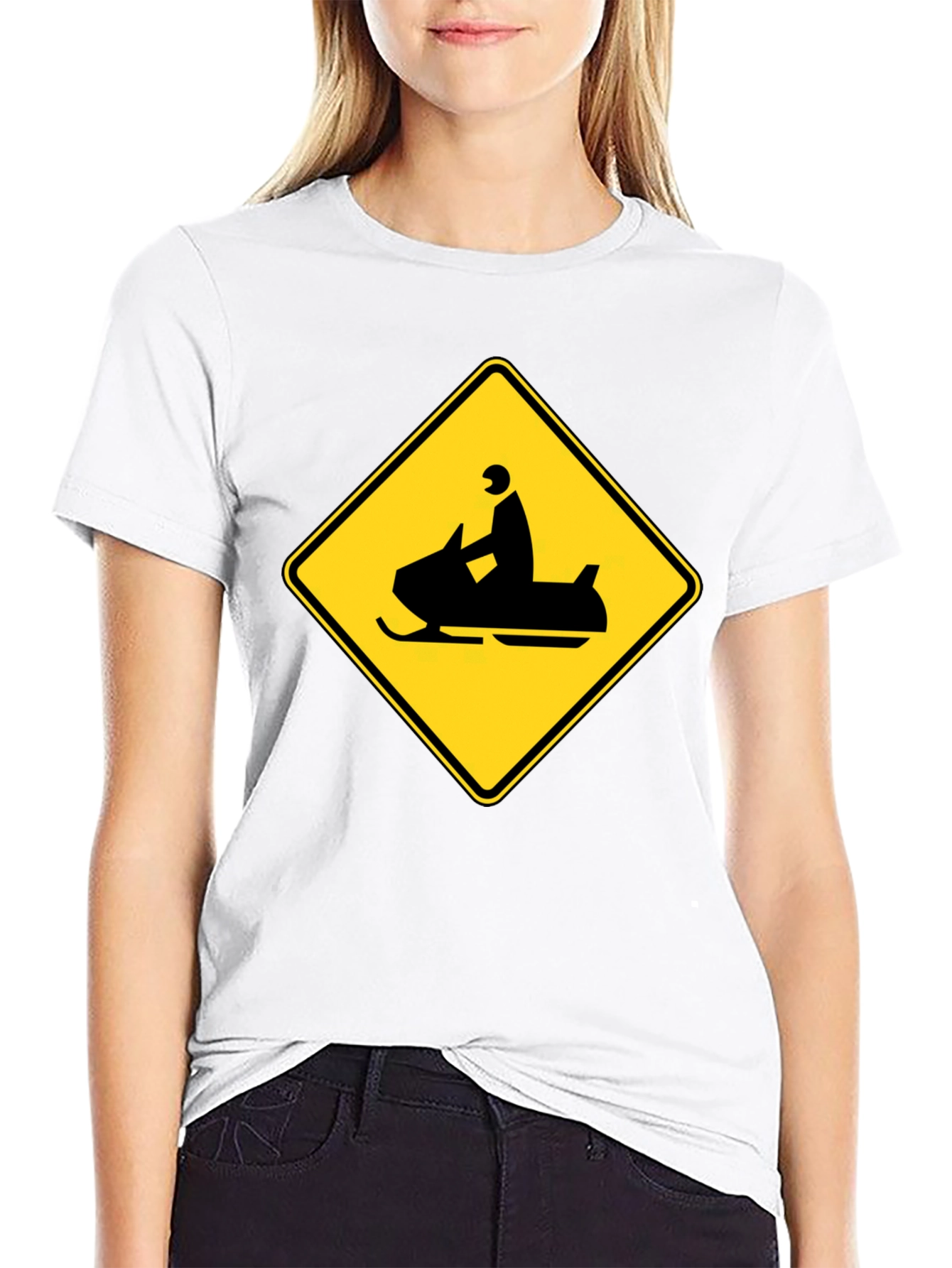 Snowmobile Crossing T-Shirt