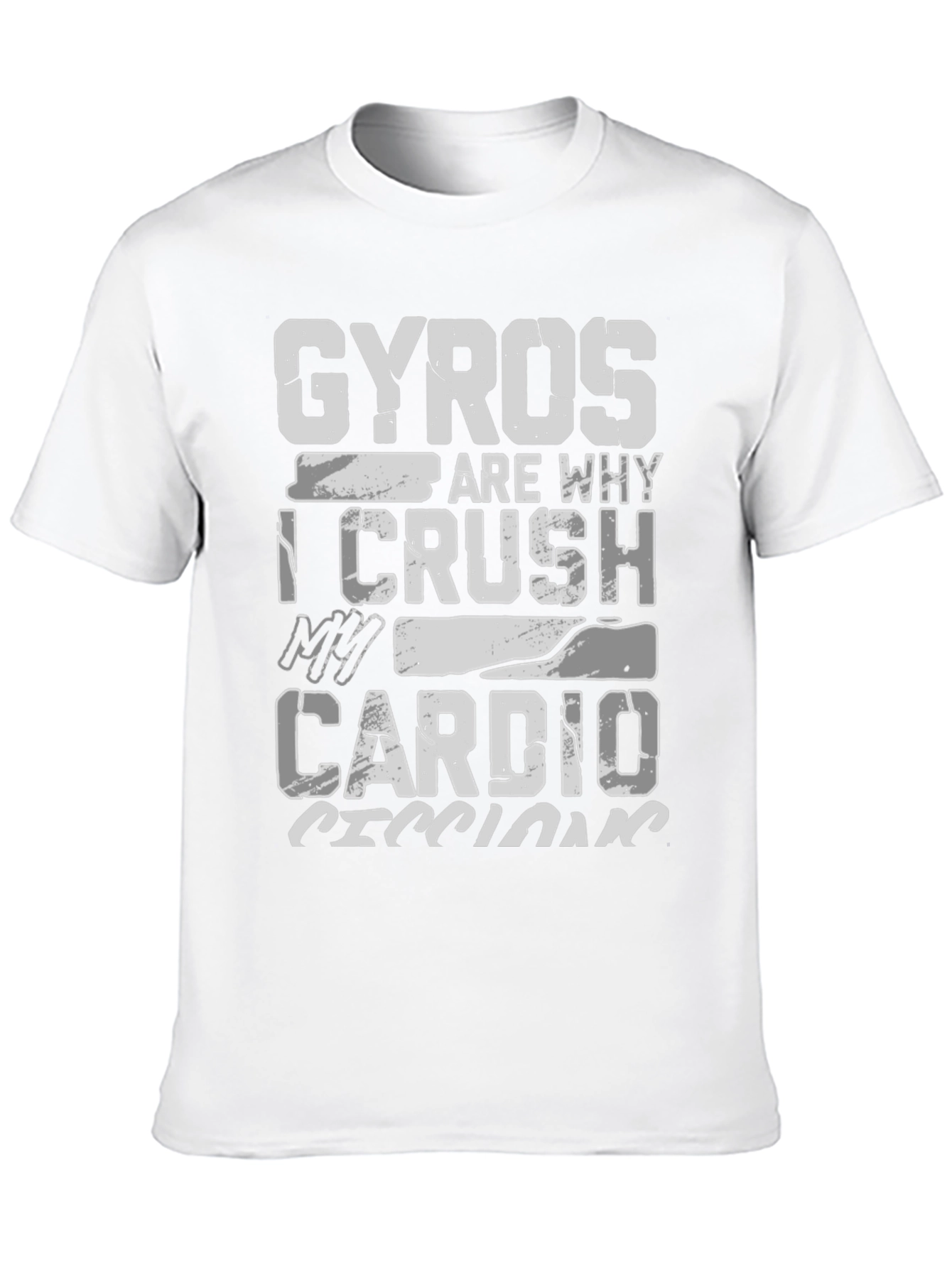 Gyros Cardio T-Shirt Funny Gym Workout Tee