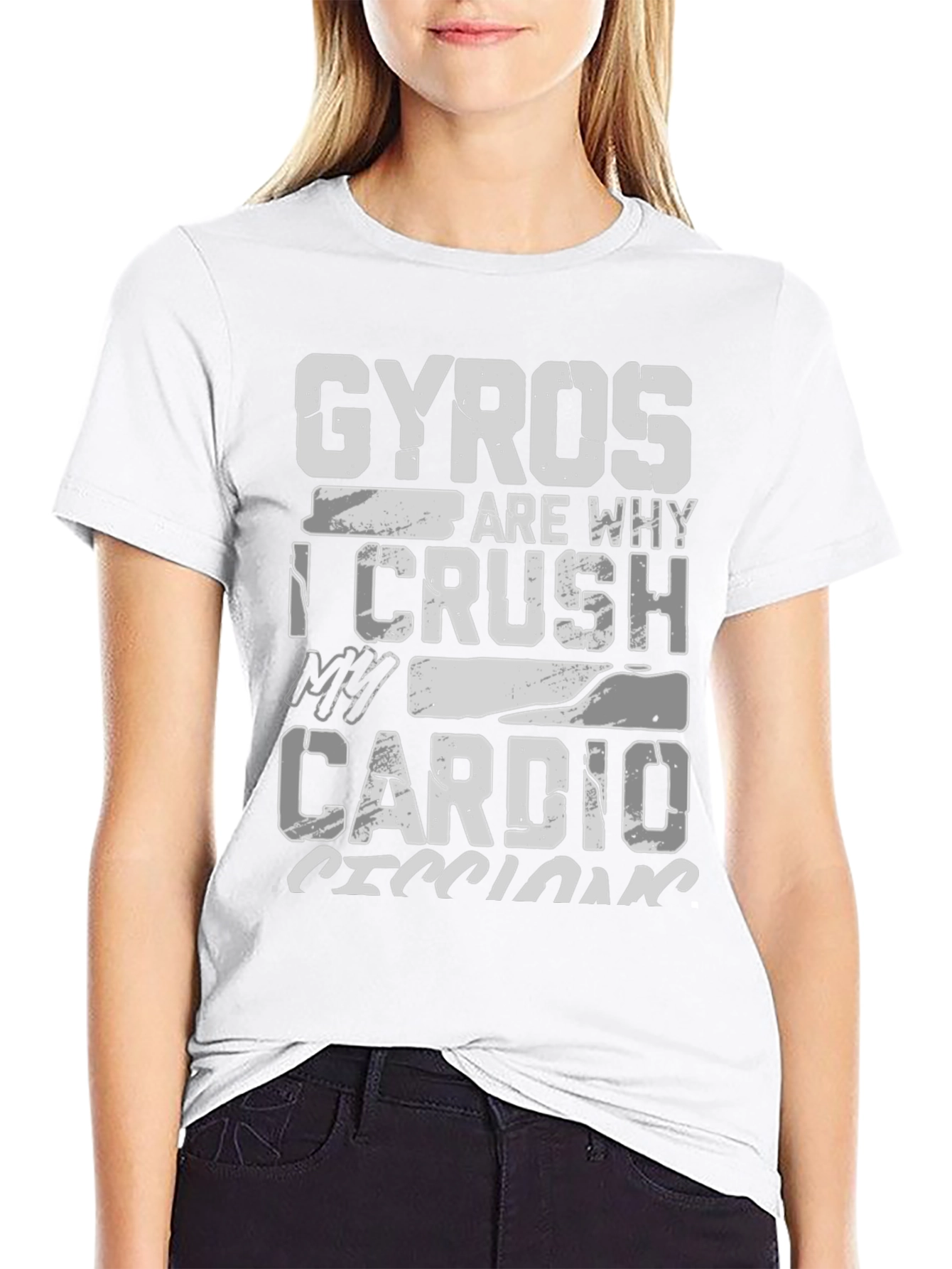 Gyros Cardio T-Shirt Funny Gym Workout Tee