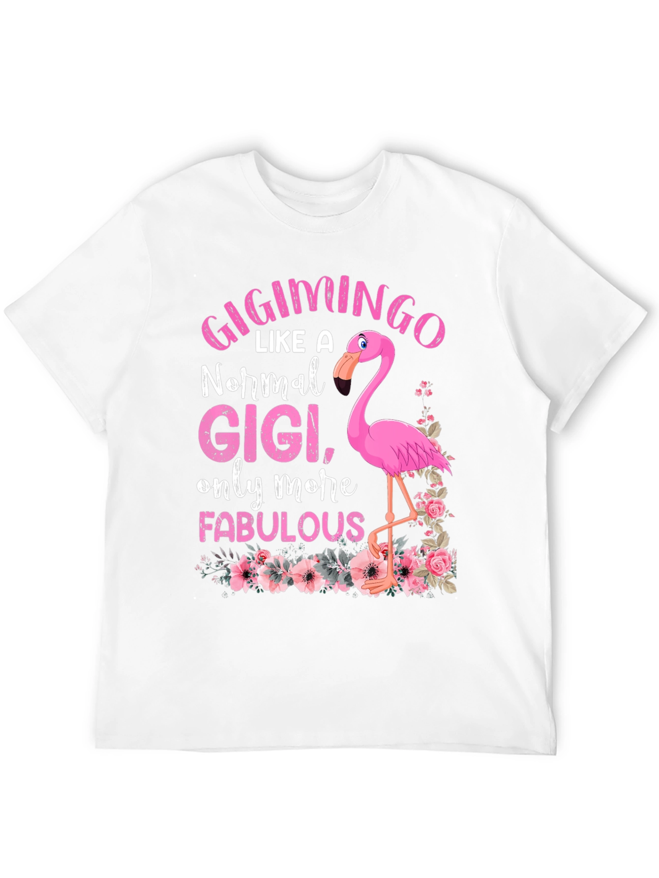 GigiMingo T-Shirt: Fabulous Flamingo Gigi